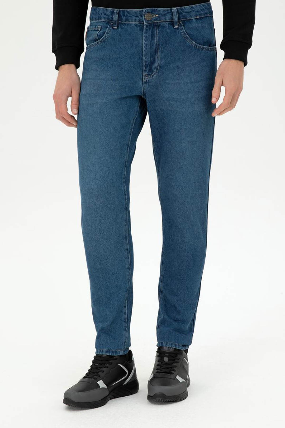 U.S. Polo Assn. Desto-M Mavi Erkek Jean Pantolon 1824595
