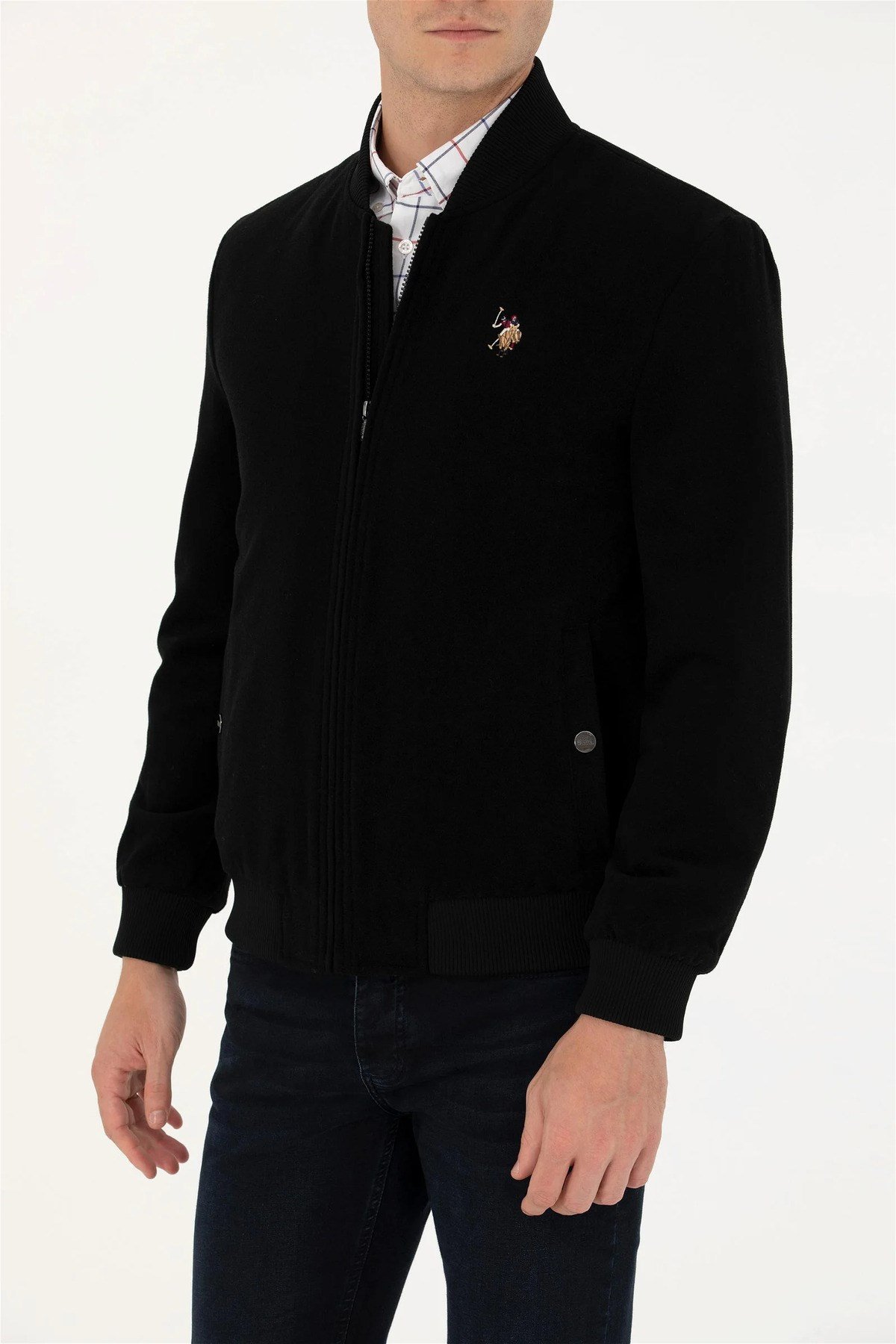 U.S. POLO ASSN. KAŞE SPOR SİYAH MONT
