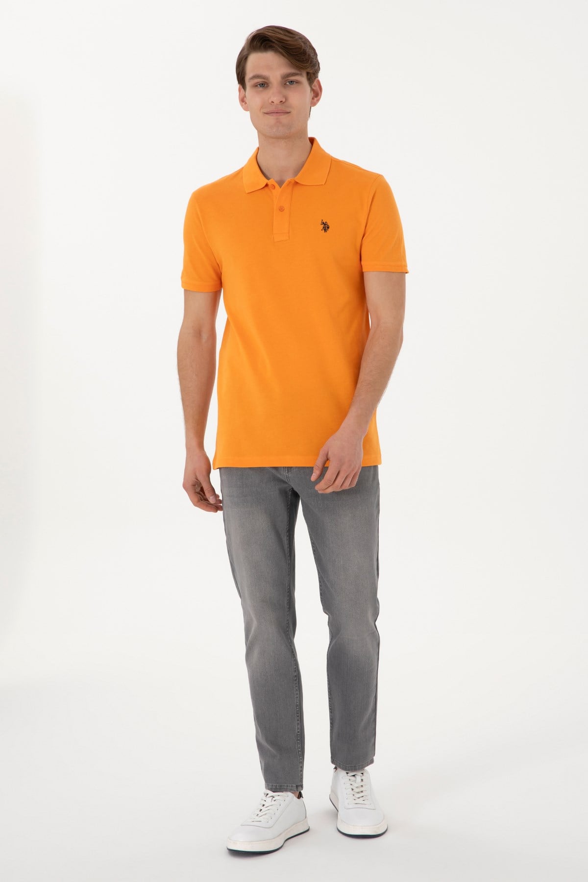 U.s. Polo Assn. Erkek Gri Jean Pantolon 2081300