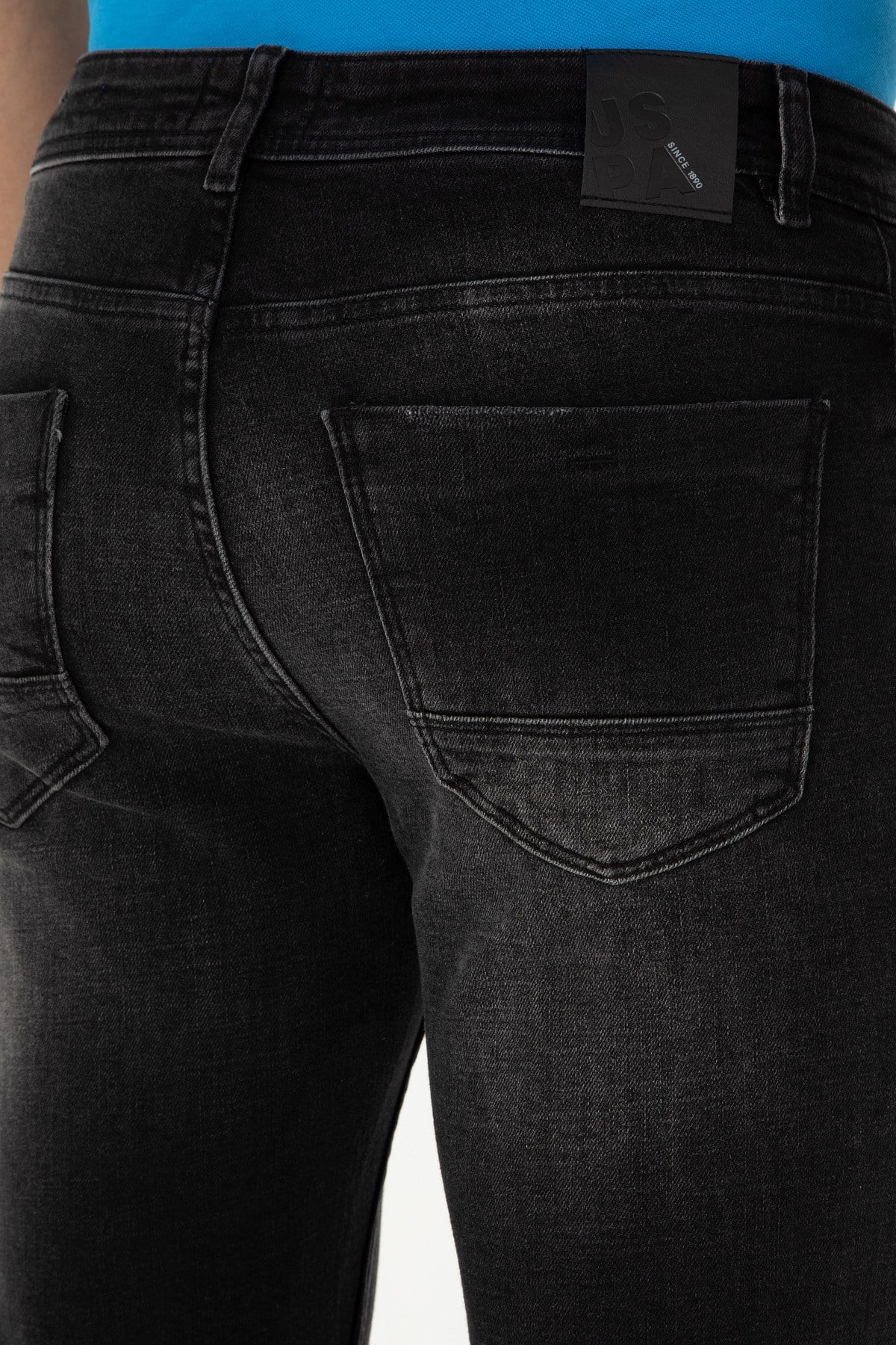U.s. Polo Assn. Jeans Siyah %100 Pamuk 1824290