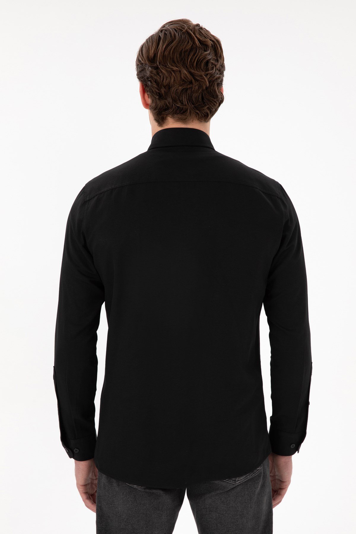 U.s. Polo Assn. Dokuma Uzun Kol Slim Fit Gömlek 2084085