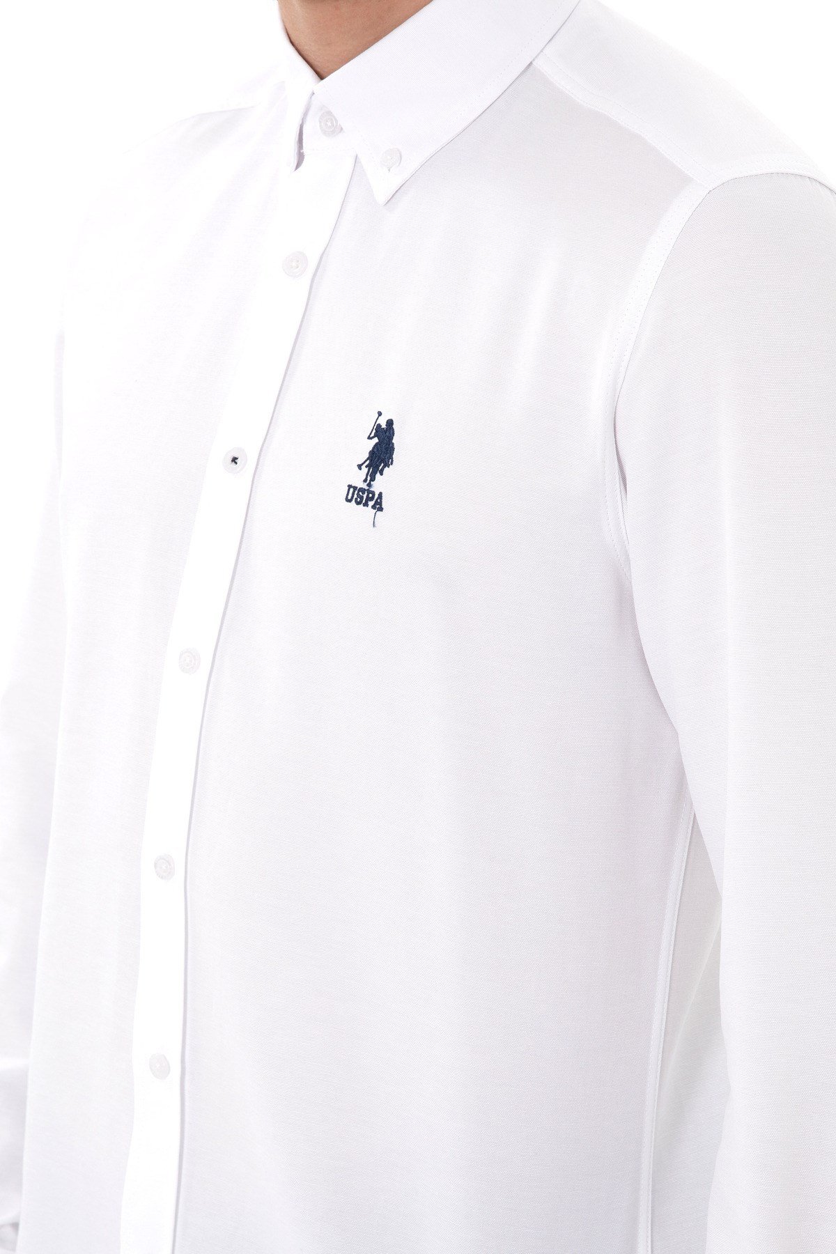 U.s. Polo Assn. Dokuma Uzun Kol Slim Fit Gömlek 2084085