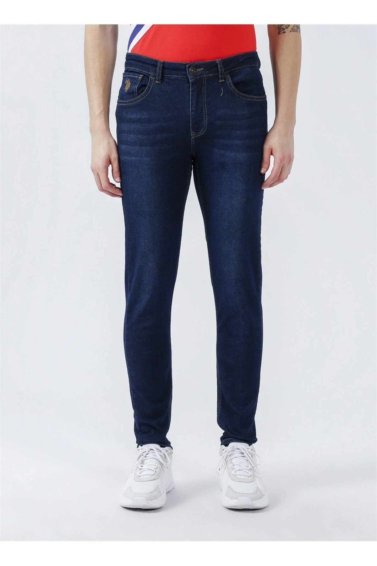 U.s. Polo Assn. Slim Fit Koyu Mavi Erkek Denim Pantolon THON 1548819 DN0023 Koyu Mavi