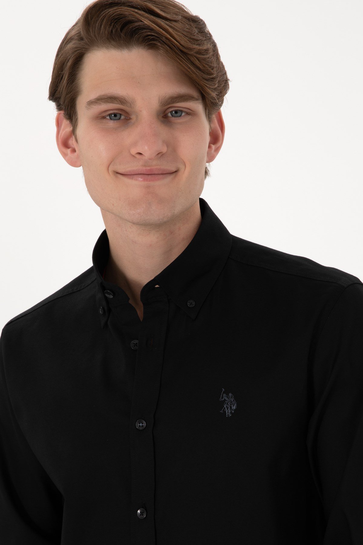 U.s. Polo Assn. %100 Pamuk Uzun Kol Slim Fit Gömlek 2083199