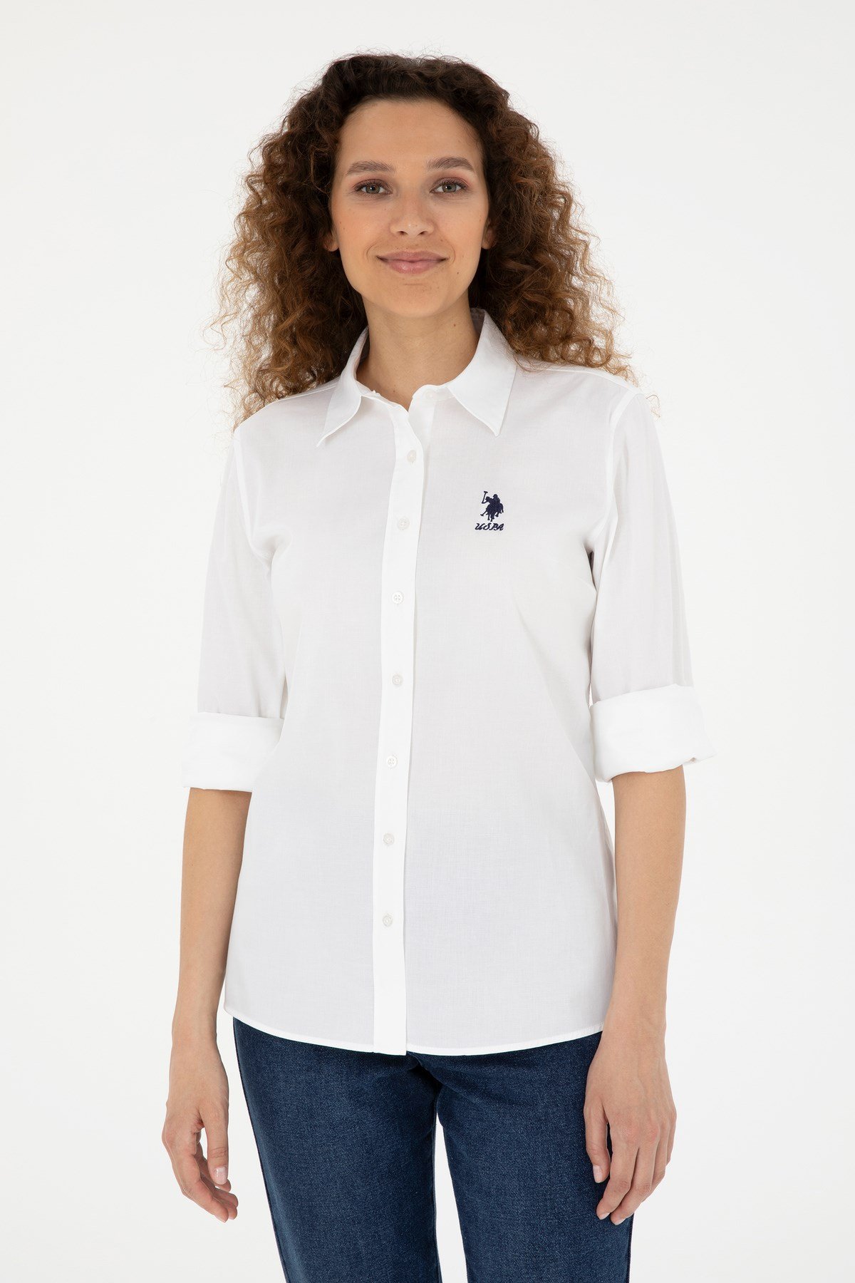U.s. Polo Assn. Kadın Uzun Kollu Gömlek 2086493