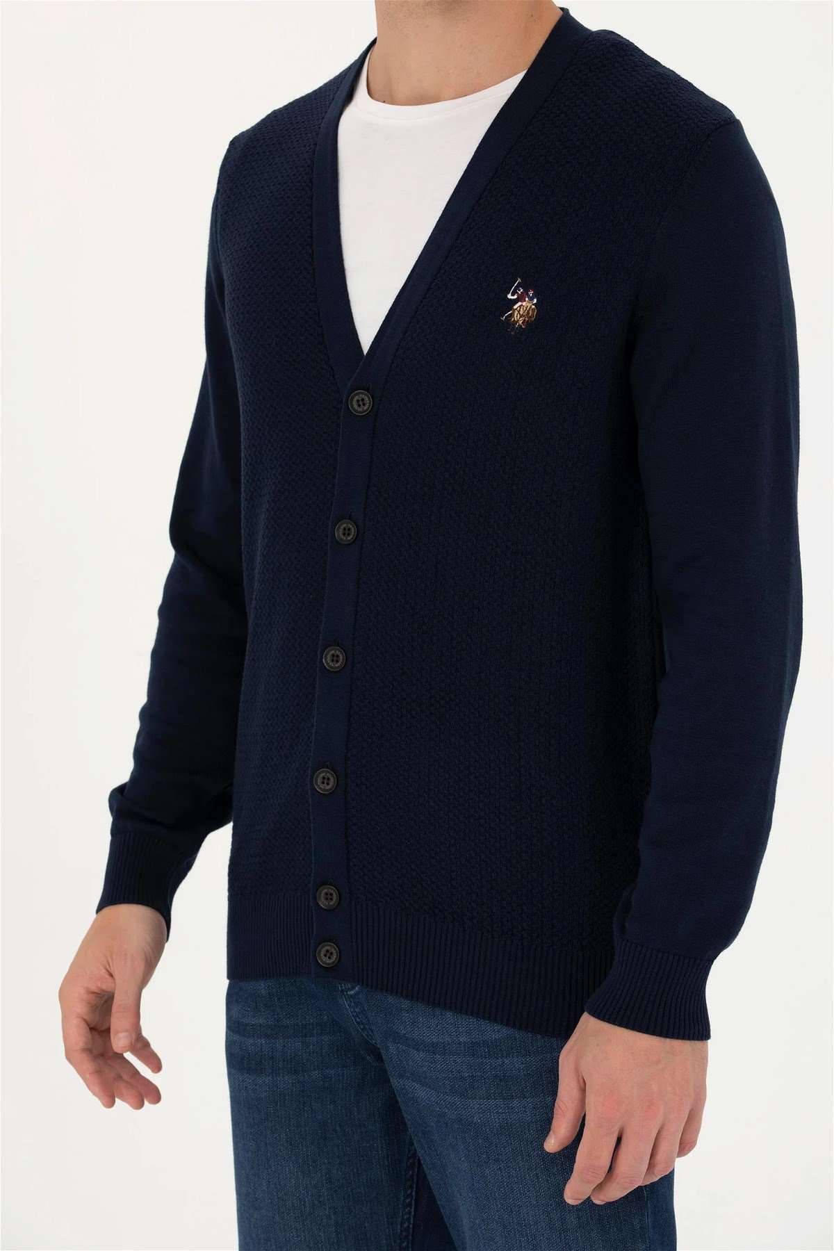 U.S. Polo Assn. Siyah Basic Triko Hırka Asil'Ce ButikHome
