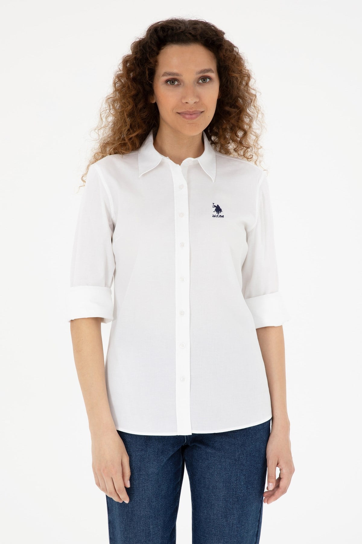 U.s. Polo Assn. Kadın Uzun Kollu Gömlek 2086493