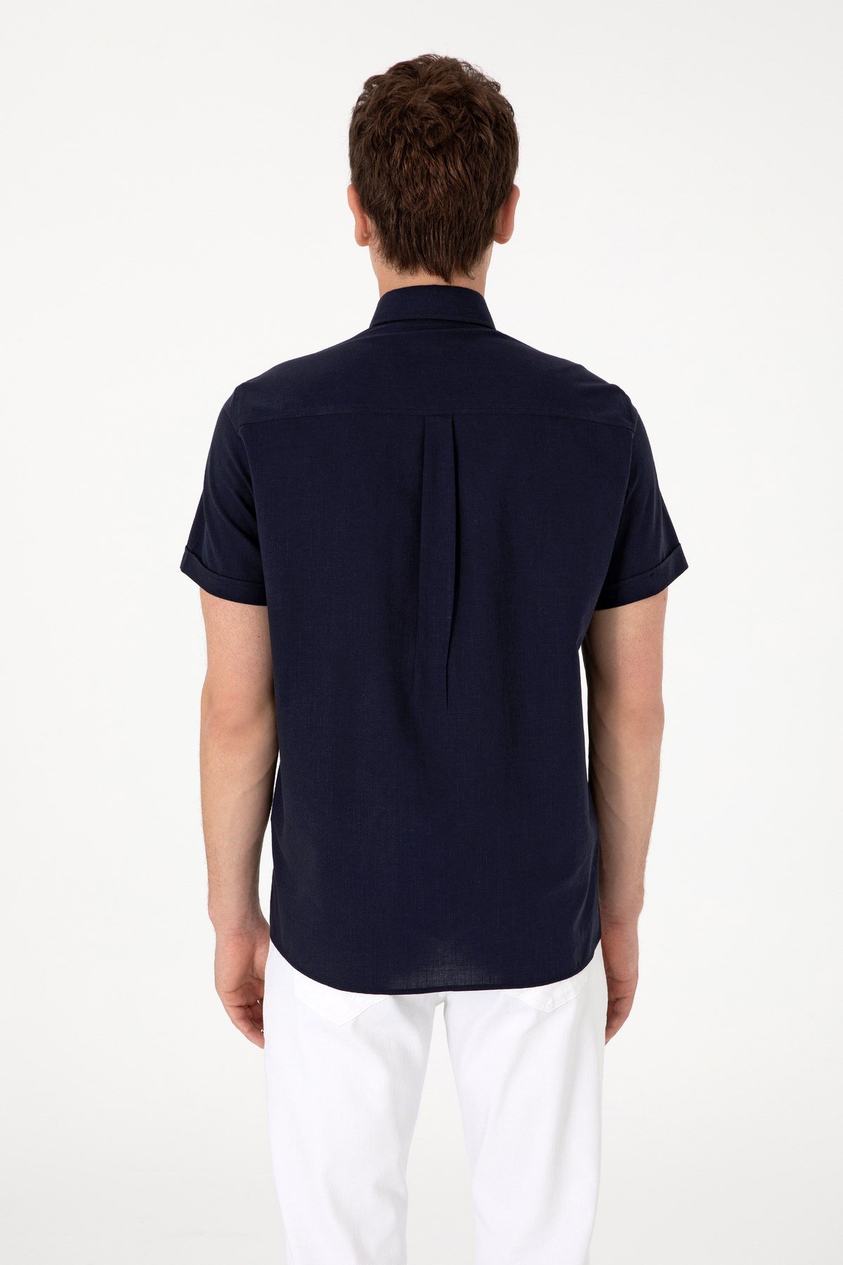 U.S. Polo Assn. Erkek Kısa Kol %100 Pamuk Gömlek 2083854