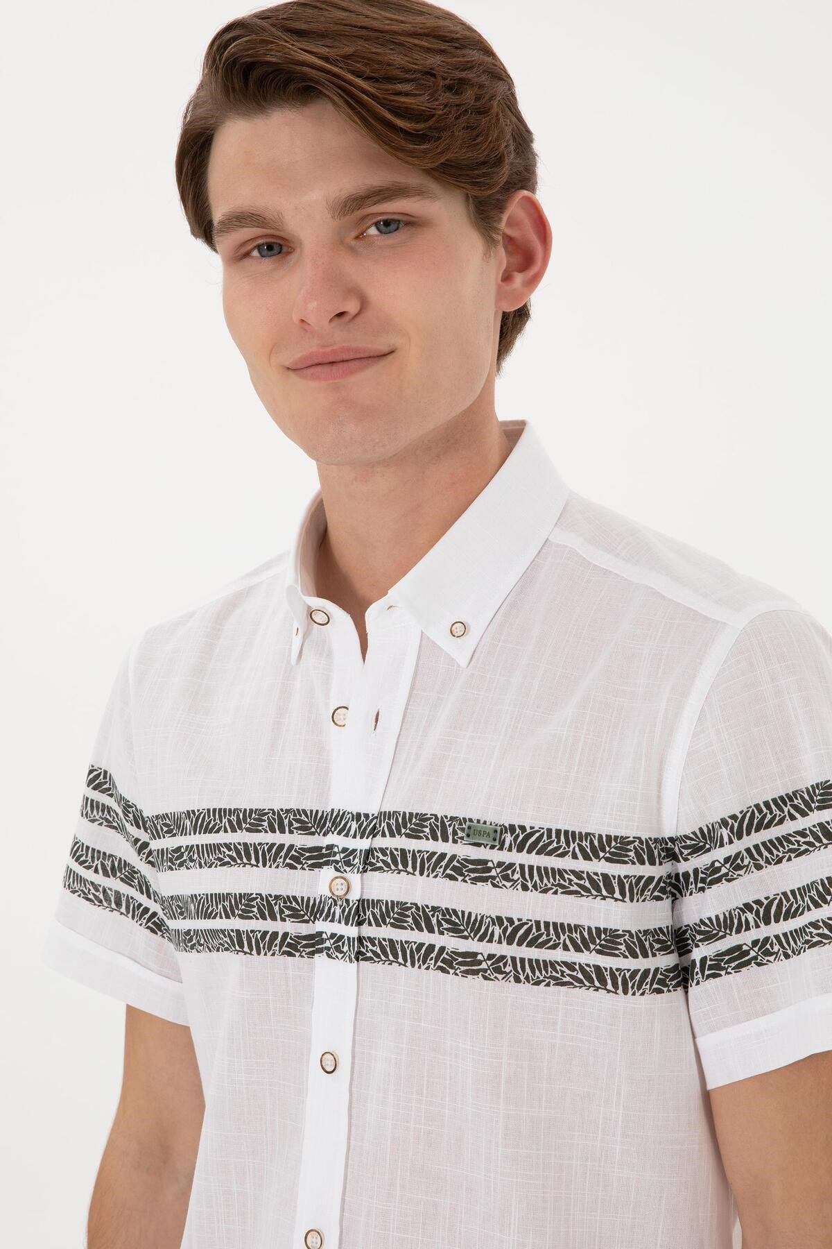 U.s. Polo Assn. Erkek Kısa Kollu Regular %100 Pamuk Gömlek 2172106