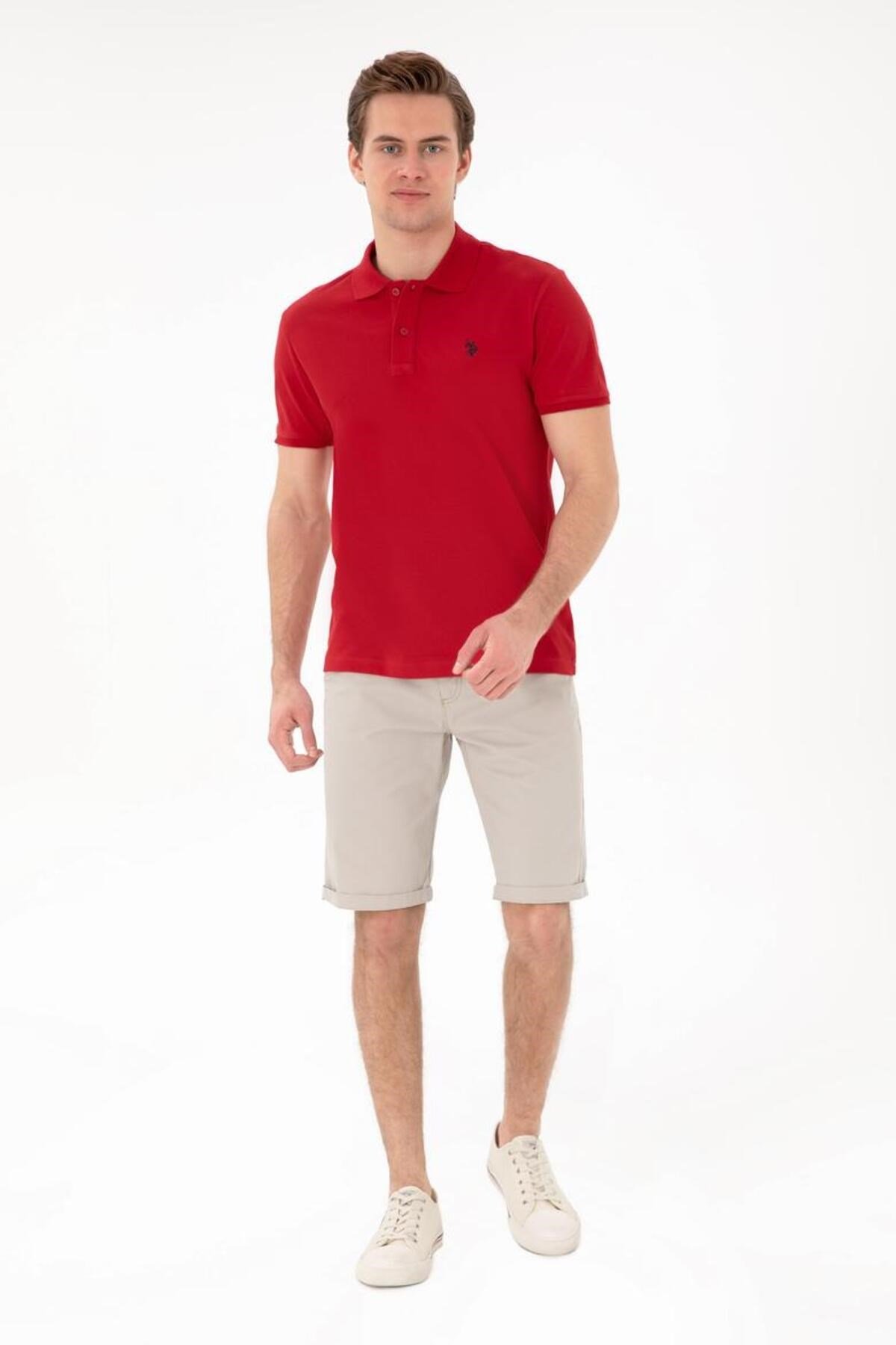 U.S. Polo Assn. Gtp04Iy025 Beyaz Erkek Polo Yaka T-shirt 2084151