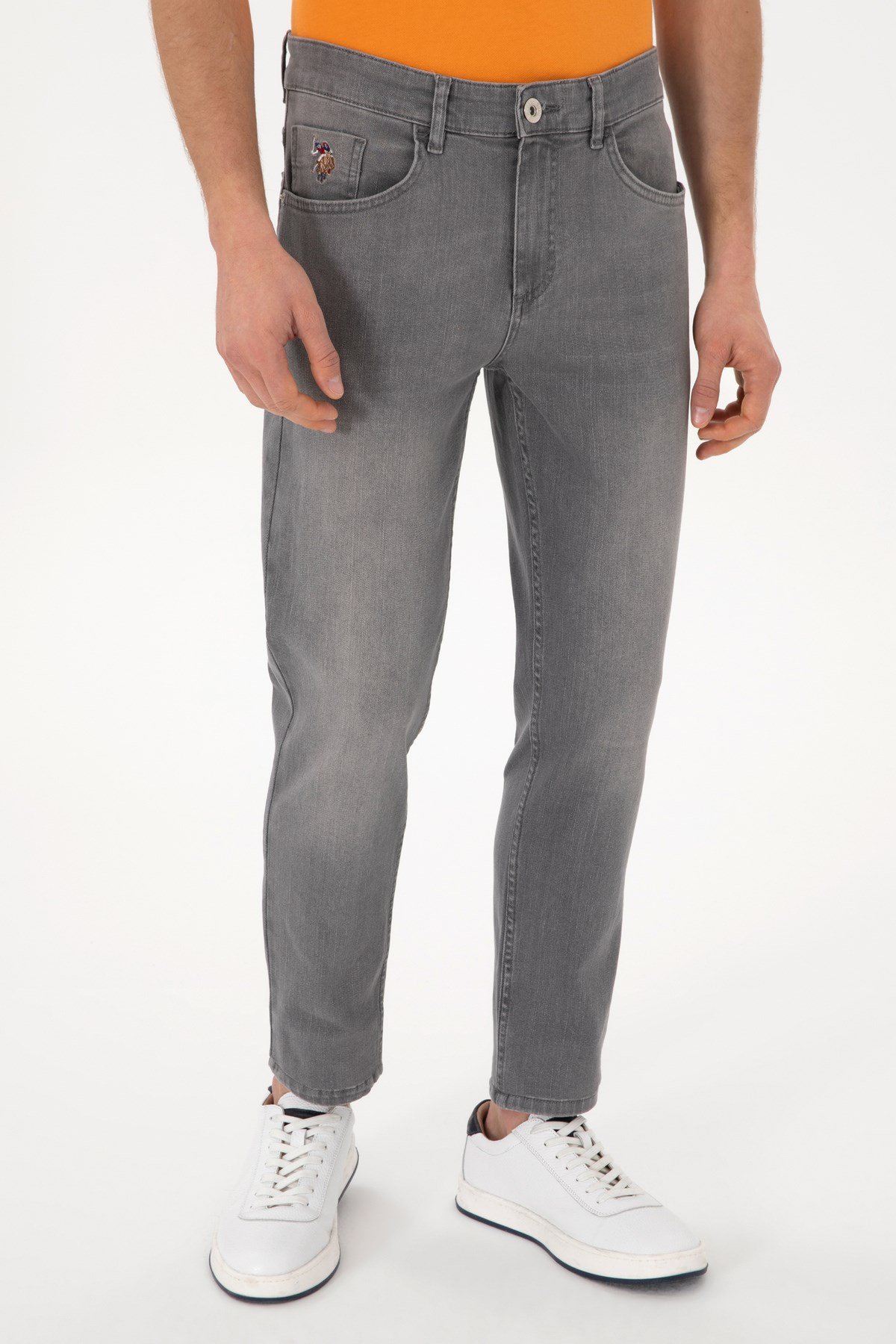 U.s. Polo Assn. Erkek Gri Jean Pantolon 2081300