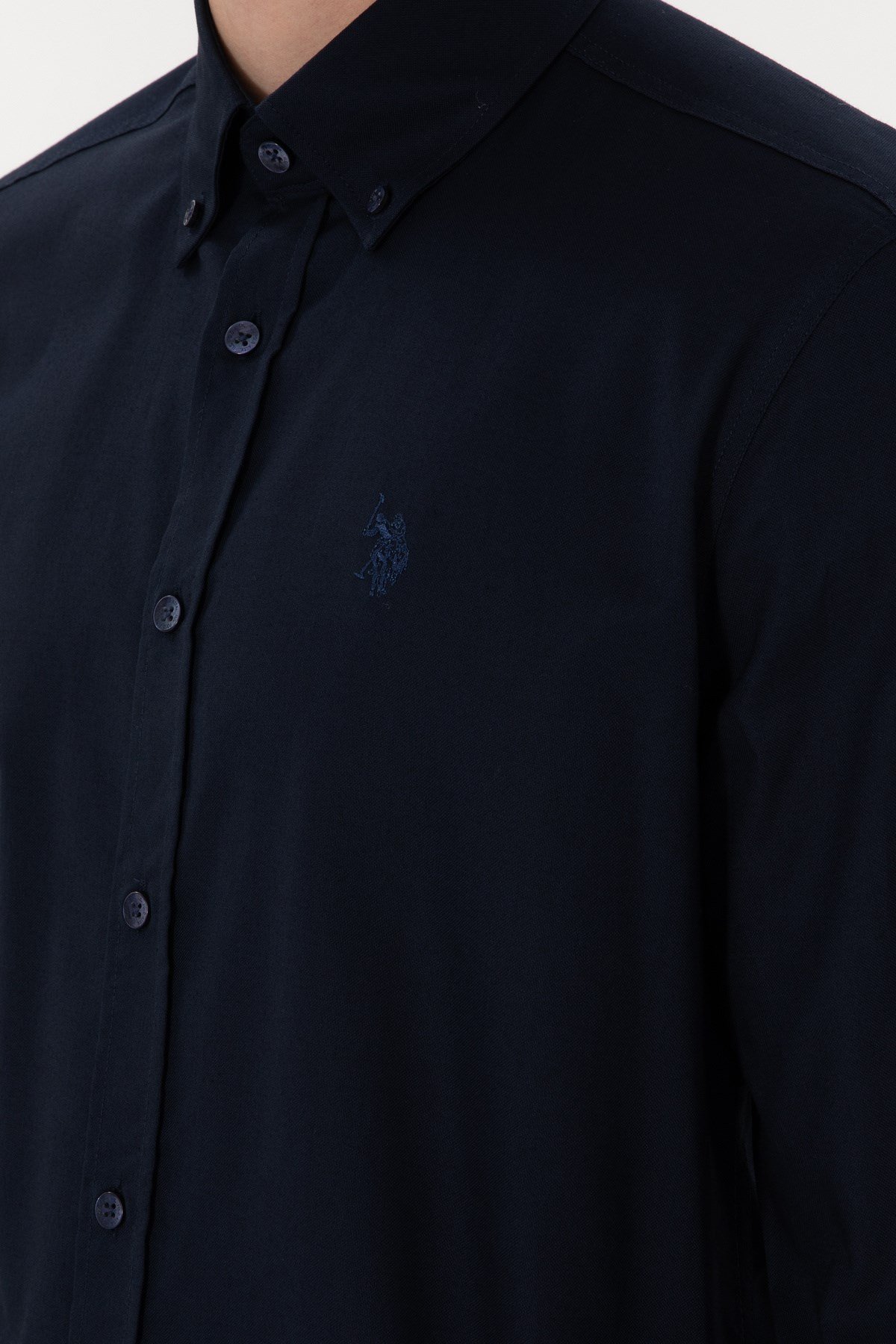U.s. Polo Assn. %100 Pamuk Uzun Kol Slim Fit Gömlek 2083199