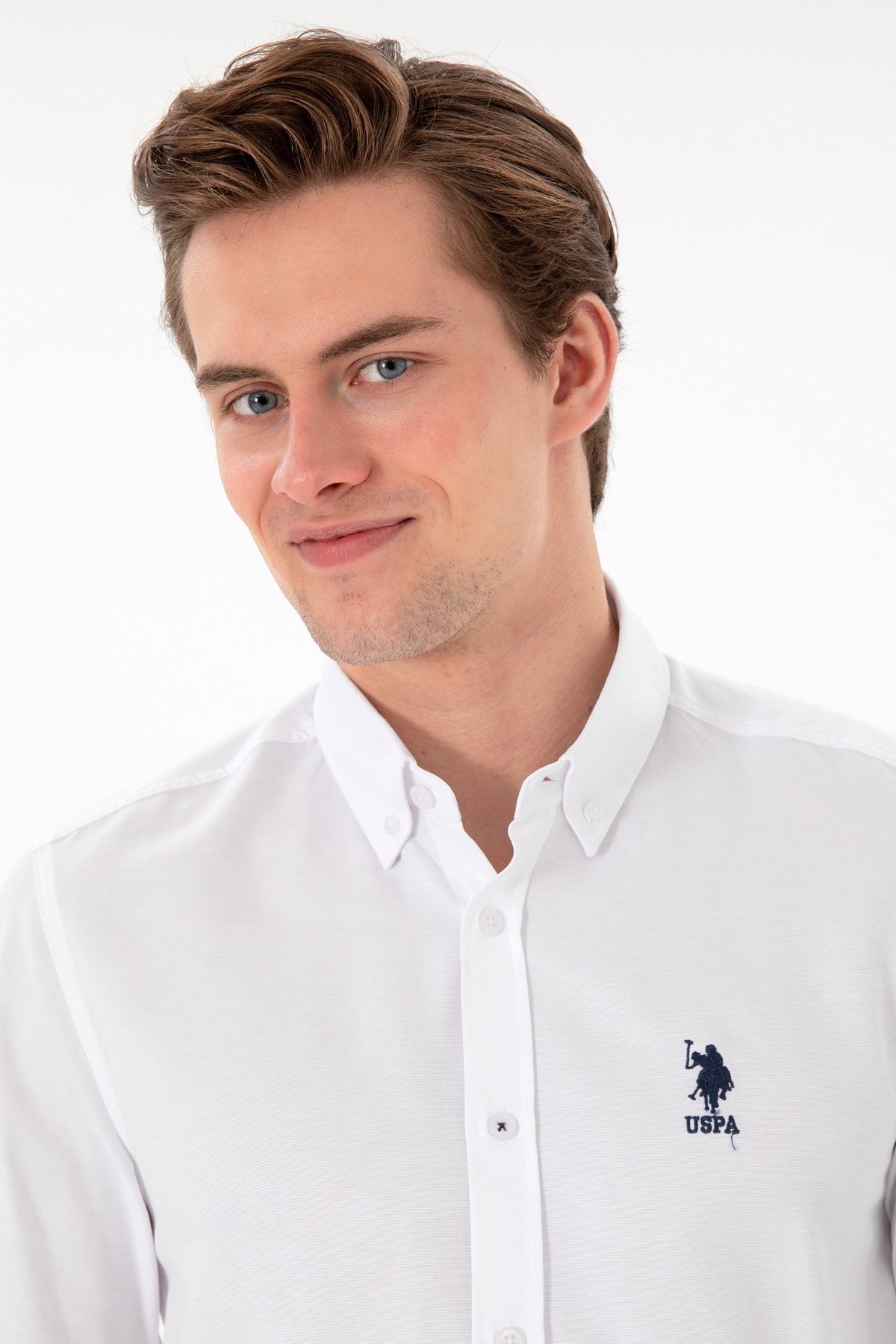 U.s. Polo Assn. Dokuma Uzun Kol Slim Fit Gömlek 2084085