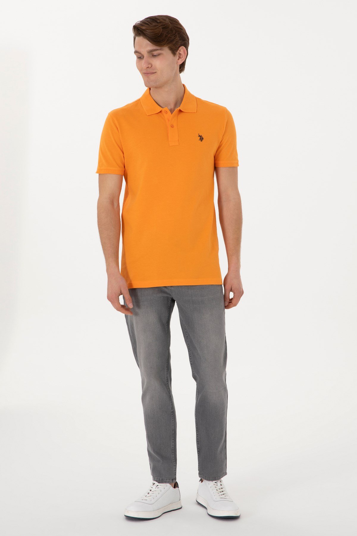 U.s. Polo Assn. Erkek Gri Jean Pantolon 2081300