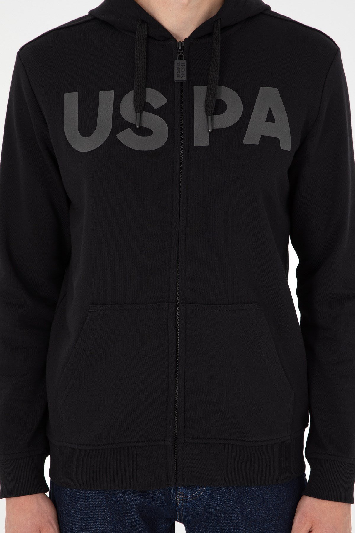U.s. Polo Assn. Erkek Örme Kapüşonlu Hırka 1926816