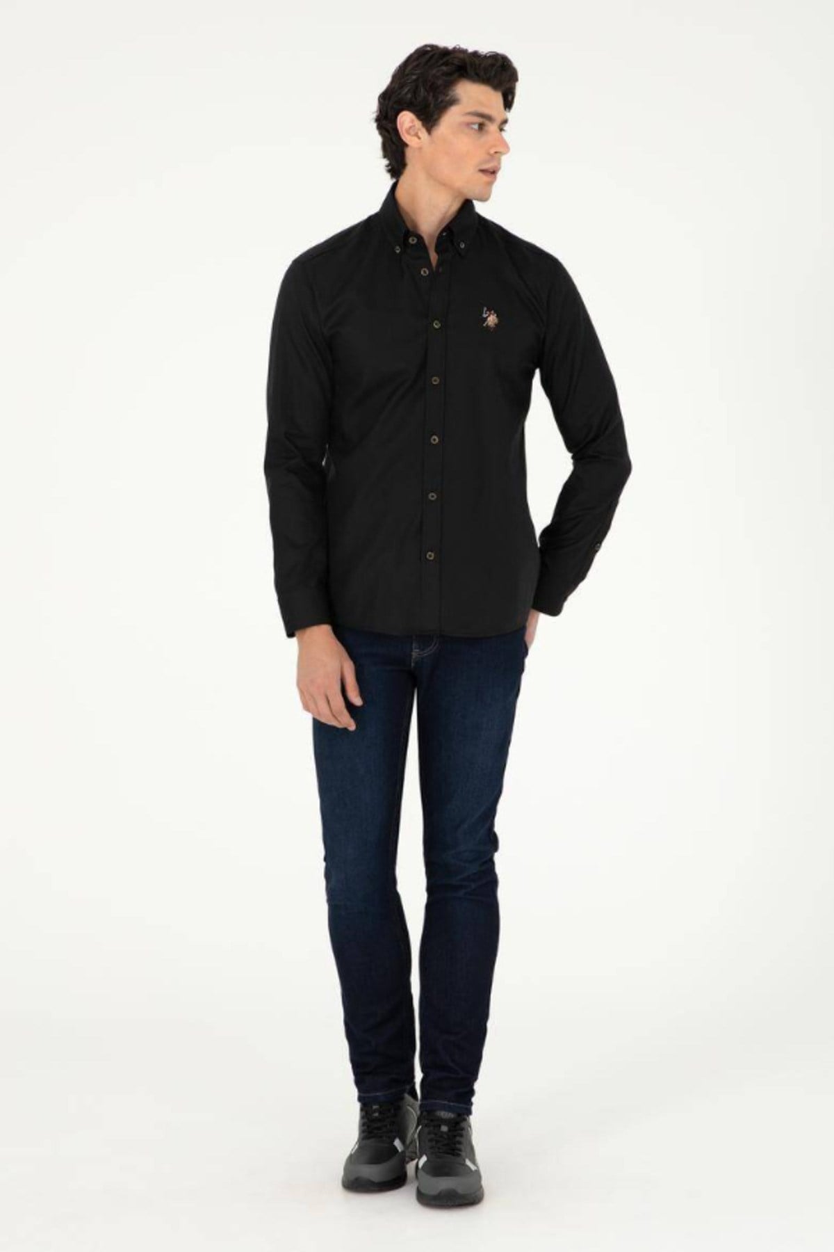 U.s. Polo Assn. Uzun Kollu %100 Pamuk Basic Gömlek 1962279