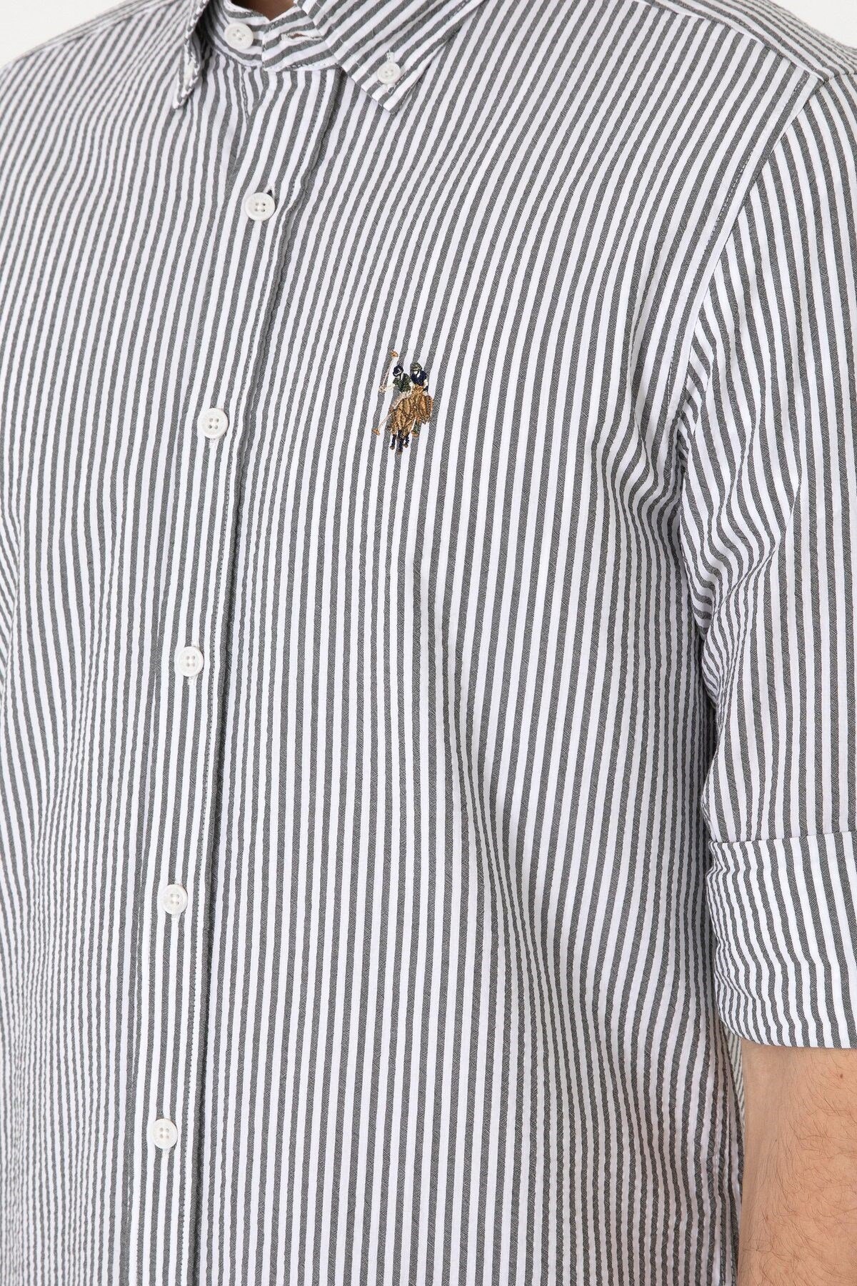U.s. Polo Assn. Erkek Uzun Kollu Slim Fit %100 Pamuk Gömlek 2103065