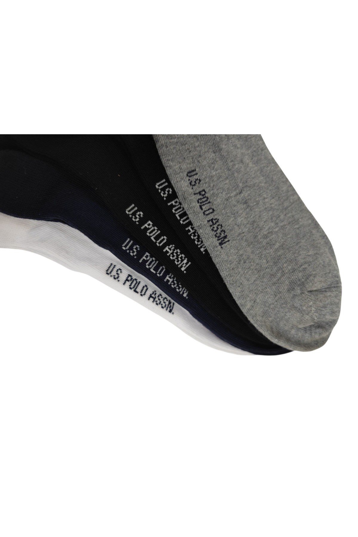 U.s. Polo Assn. 5’li Paket Çorap Gri Melanj - Regular Fit - Şık ve Rahat Tasarım (Erkek/)