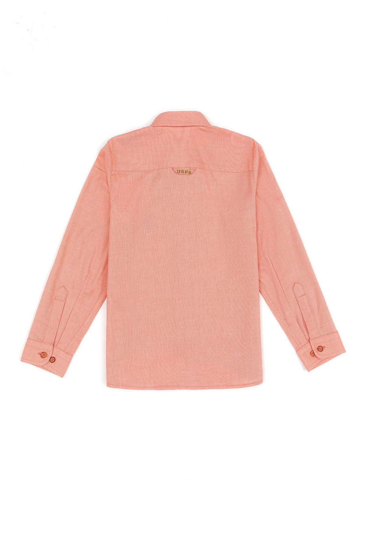 U.S. Polo Assn. Erkek Çocuk Somon Uzun Kollu Basic Gömlek G083SZ004.000.1368422.VR047