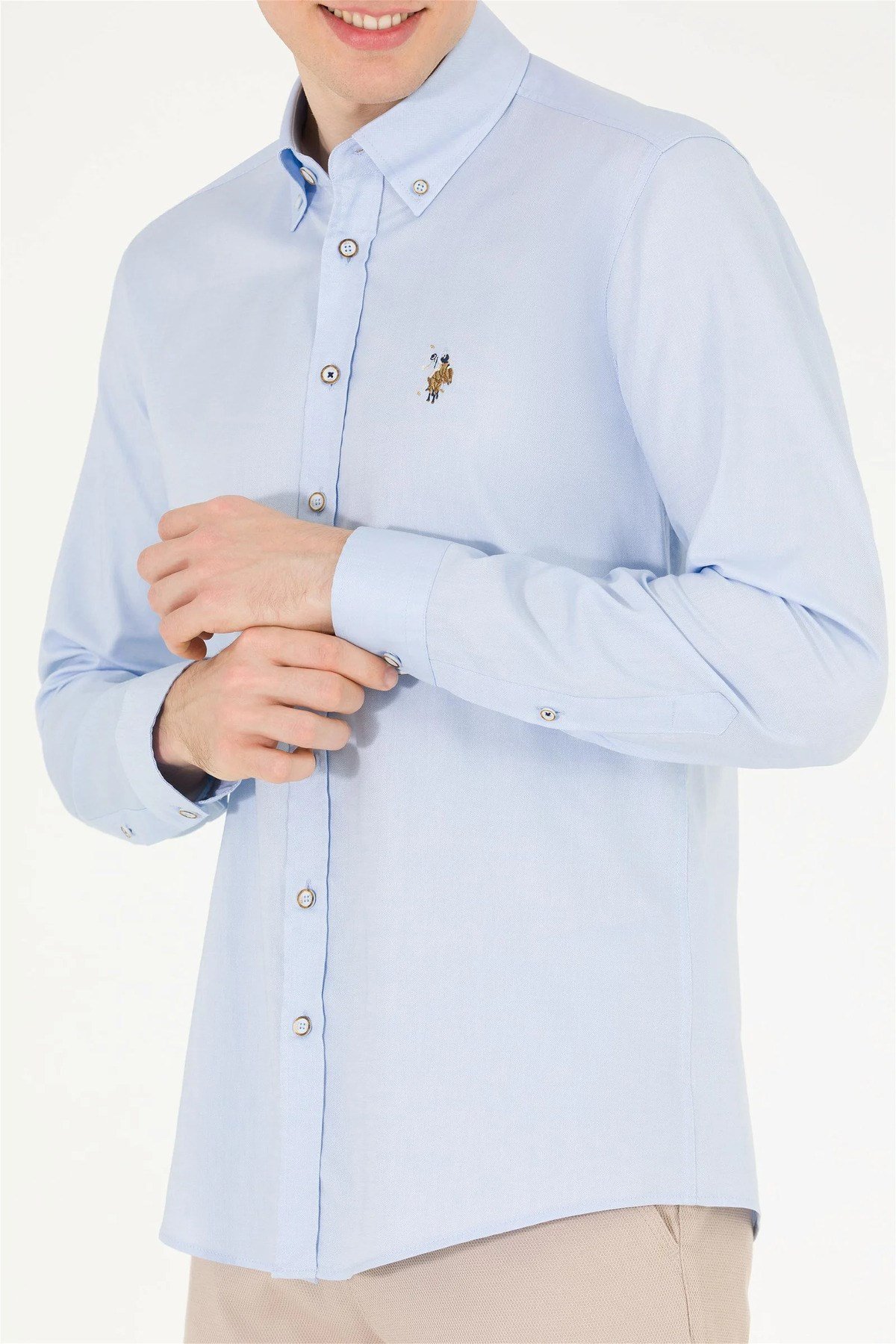 U.S. Polo Assn. Erkek Uzun Kollu Basic Gömlek G081SZ004.000.1672499.VR013