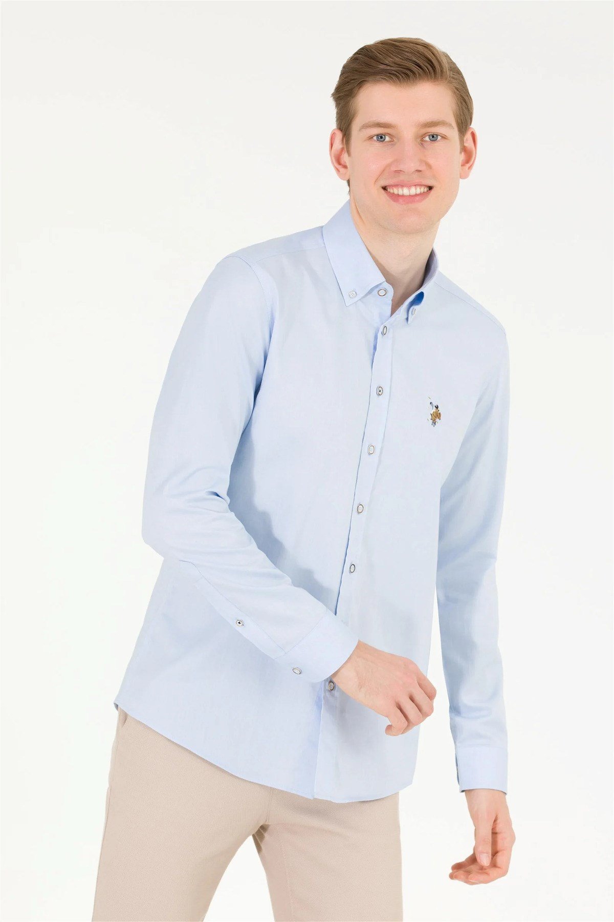 U.S. Polo Assn. Erkek Uzun Kollu Basic Gömlek G081SZ004.000.1672499.VR013