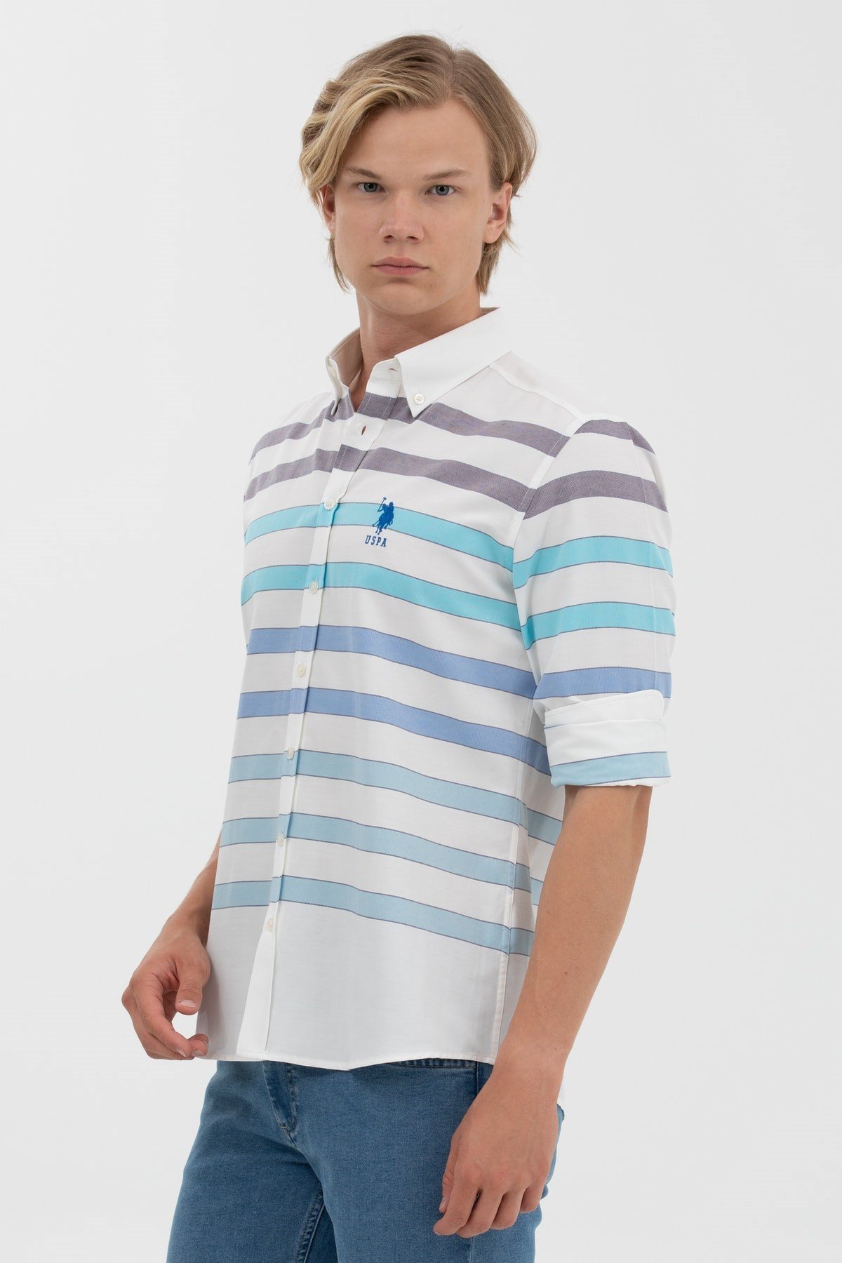 U.s. Polo Erkek Regular Fit Spor Gömlek Hımana G081gl004.000.1579397