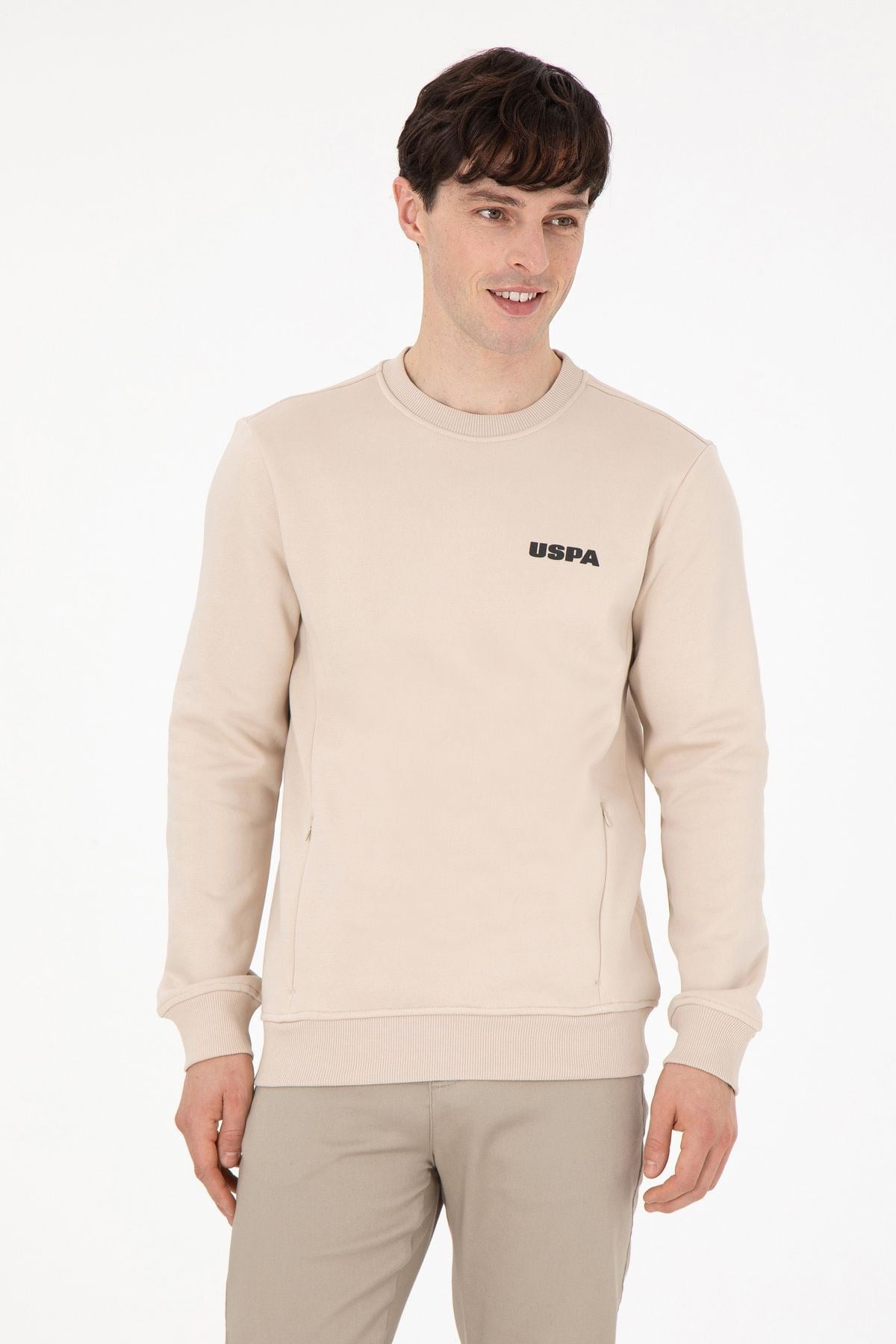 U.s.polo Assn. Erkek Sweatshırt 1963475 Taş