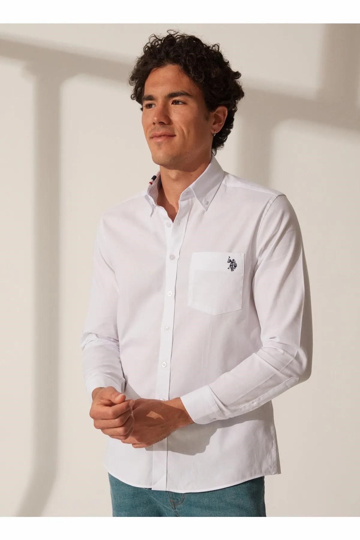 Us Polo Assn Dokuma Erkek Gömlek 1576625