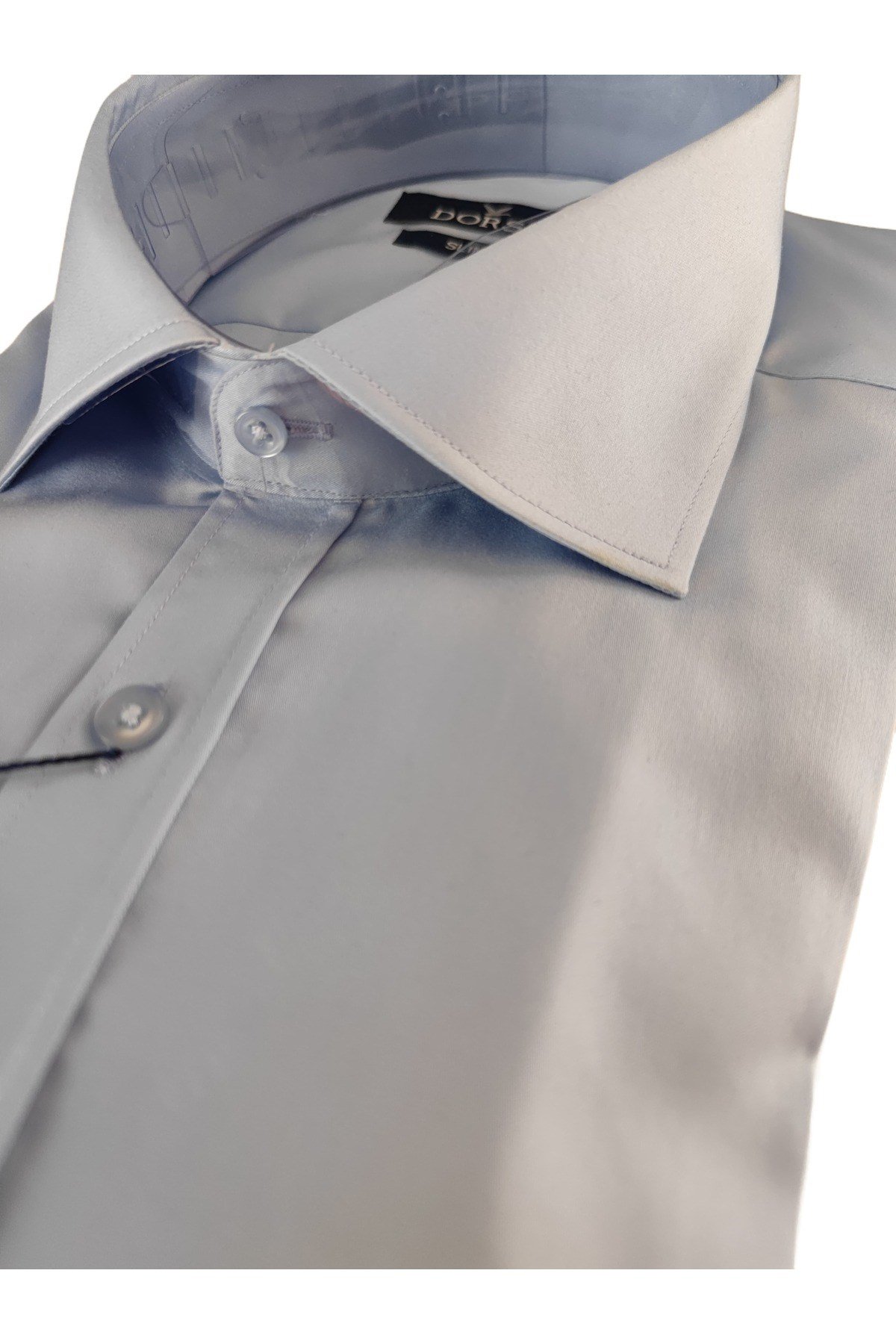 Uzun Kollu Slim Fit Basic Pamuklu Erkek Gömlek