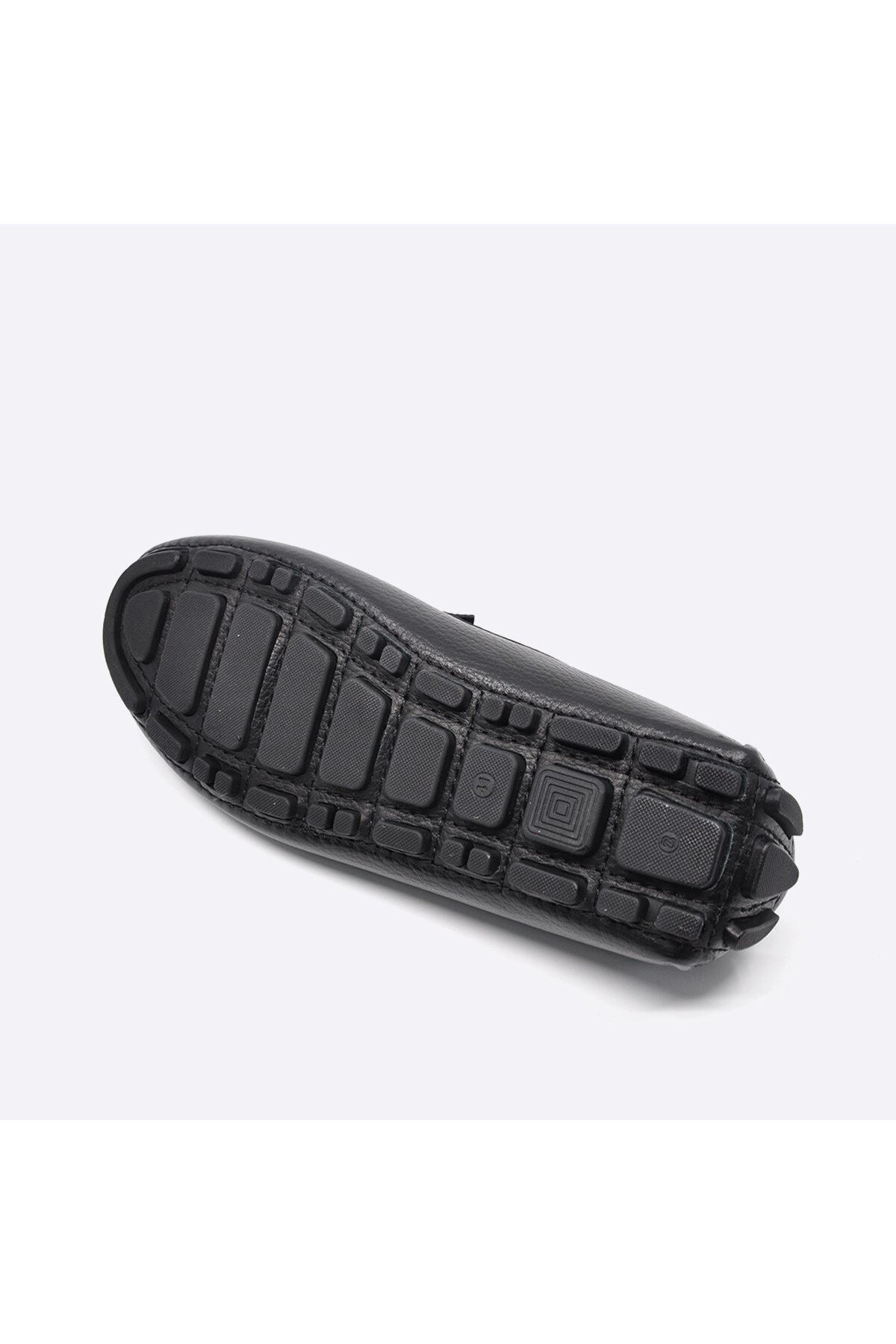 Yazlık Loafer Erkek Ayakkabı Siyah Kroko 9848