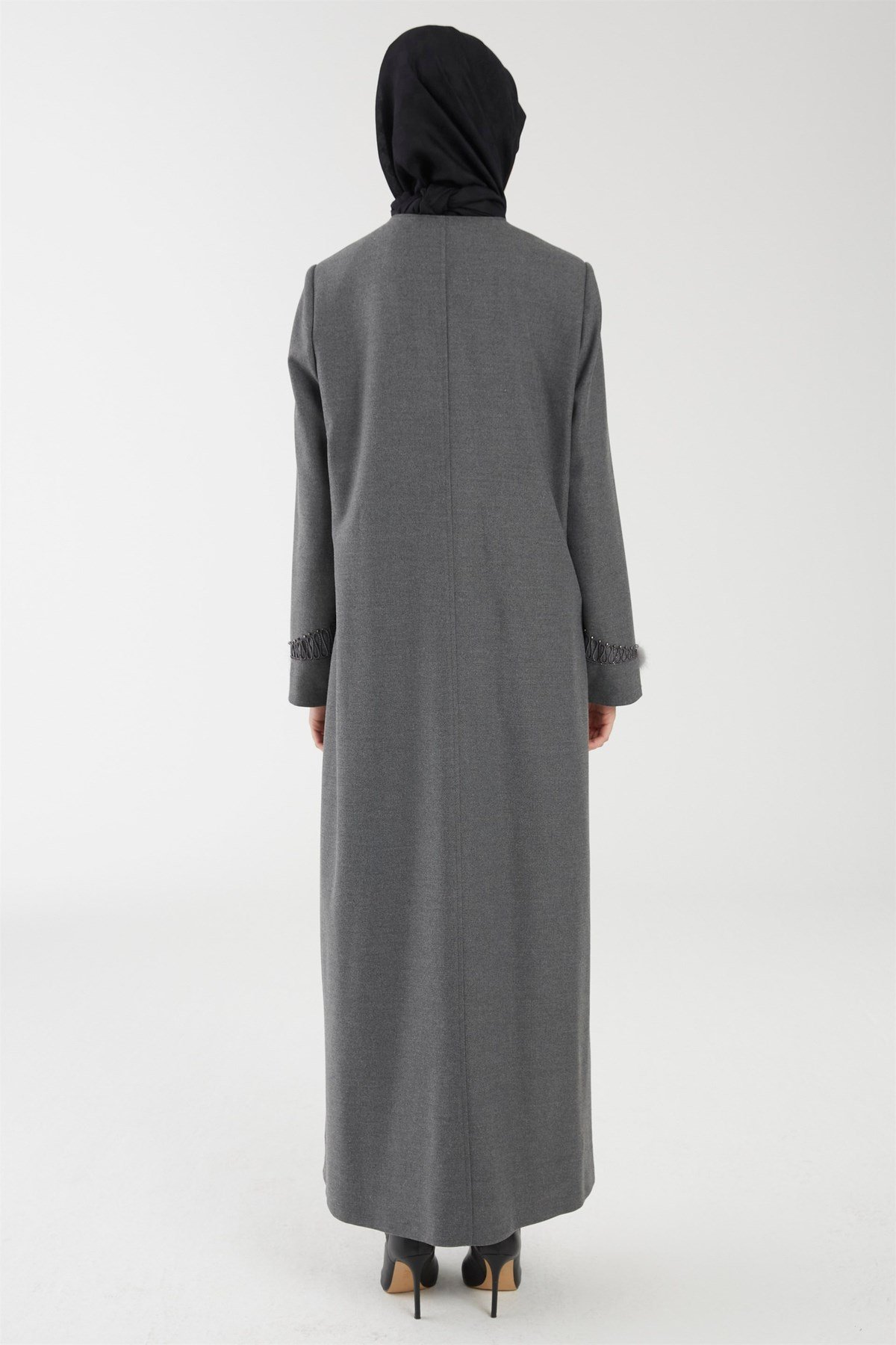 ZÜHRE Nakış ve Broş Detaylı Pardesü