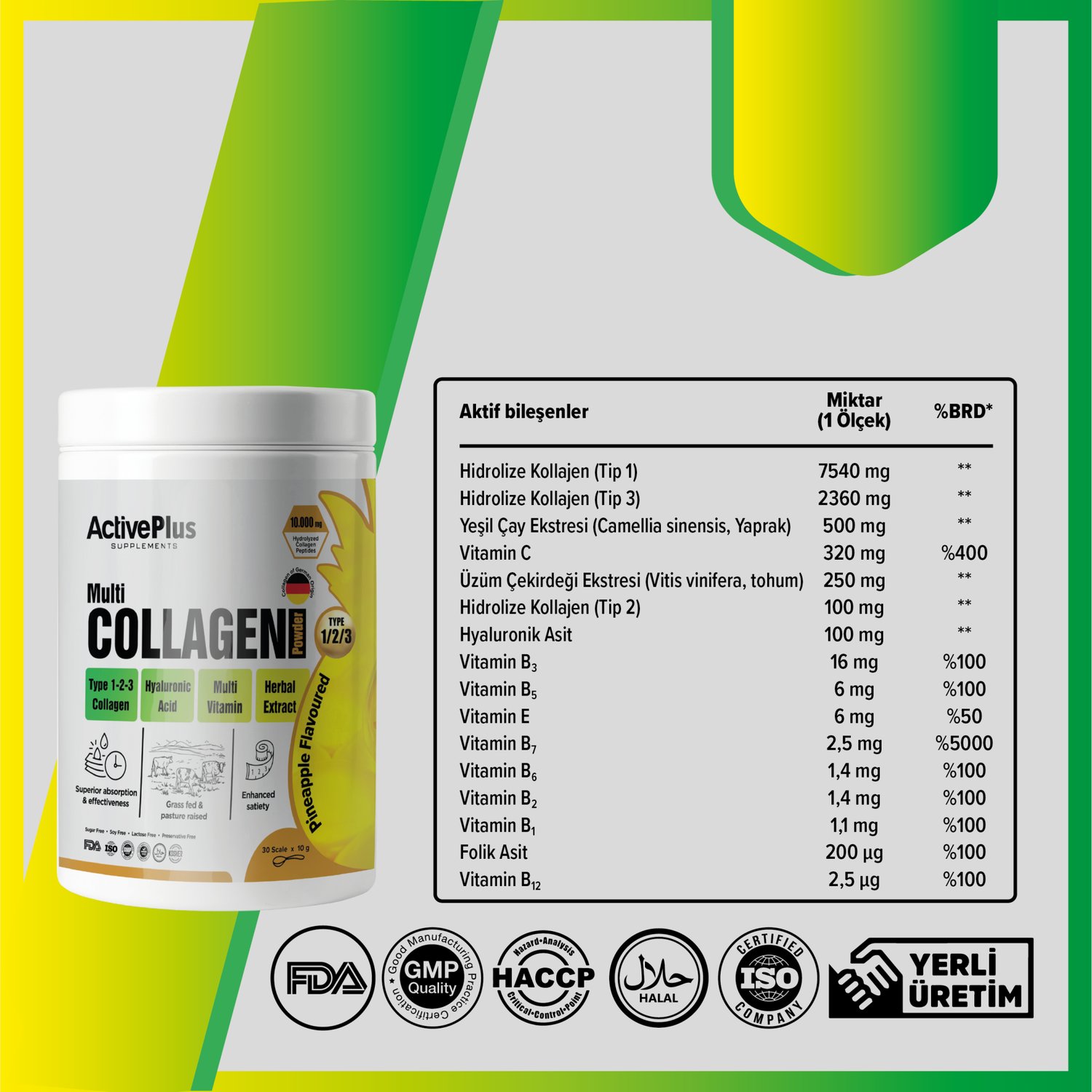 ActivePlus Multi Collagen Powder