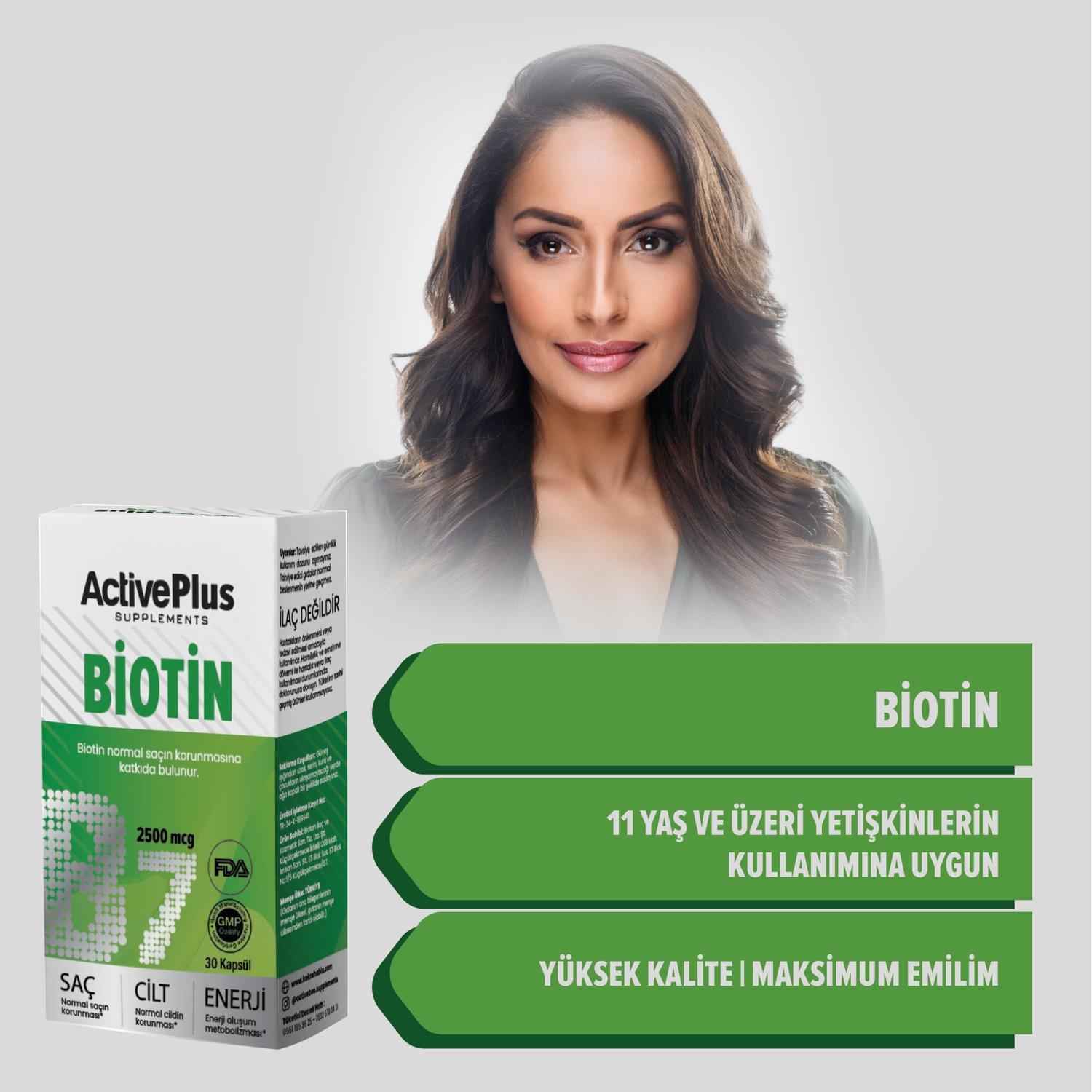 Biotin 30 Kapsül