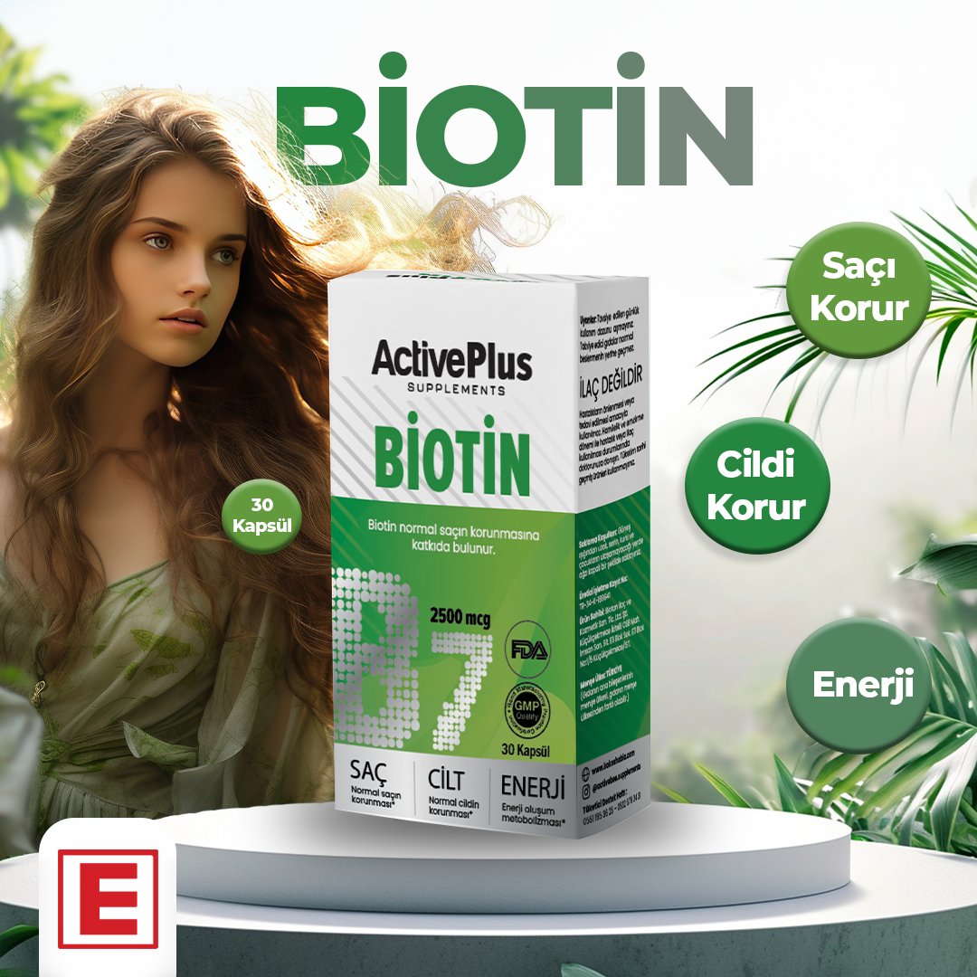 Biotin 30 Kapsül