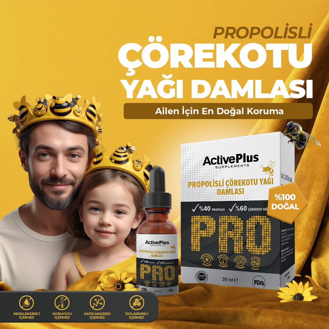 Propolisli Çörekotu Yağı Damlası