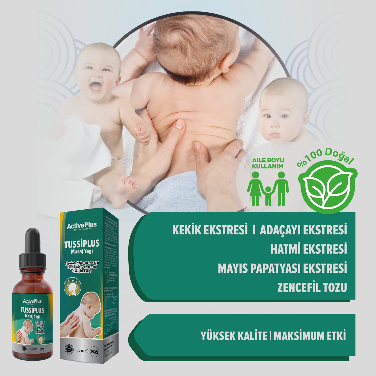 Tussiplus Masaj Yağı