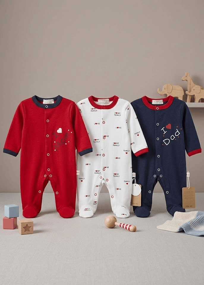 Bebek Çıtçıtlı Patikli Tulum 3'lü Set