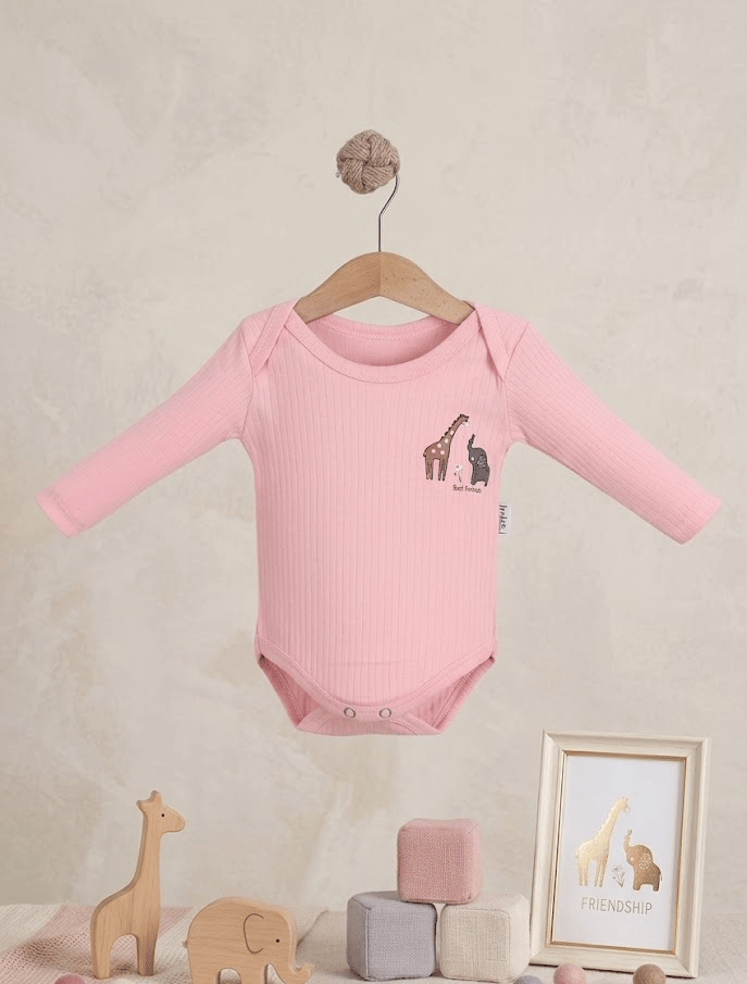 Bebek Uzun Kollu Çıtçıtlı Badi