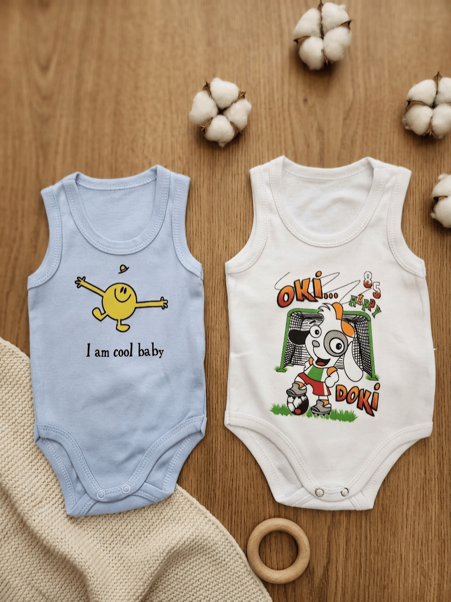 Erkek Bebek Badi 2'li