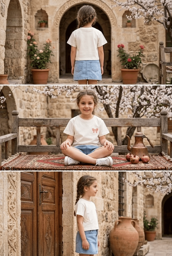 Fiyonk Baskılı Kız Tshirt