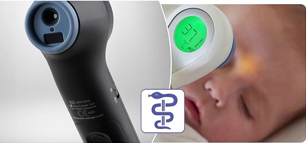 Bnt 400 Temassız Ateş Ölçer Siyah