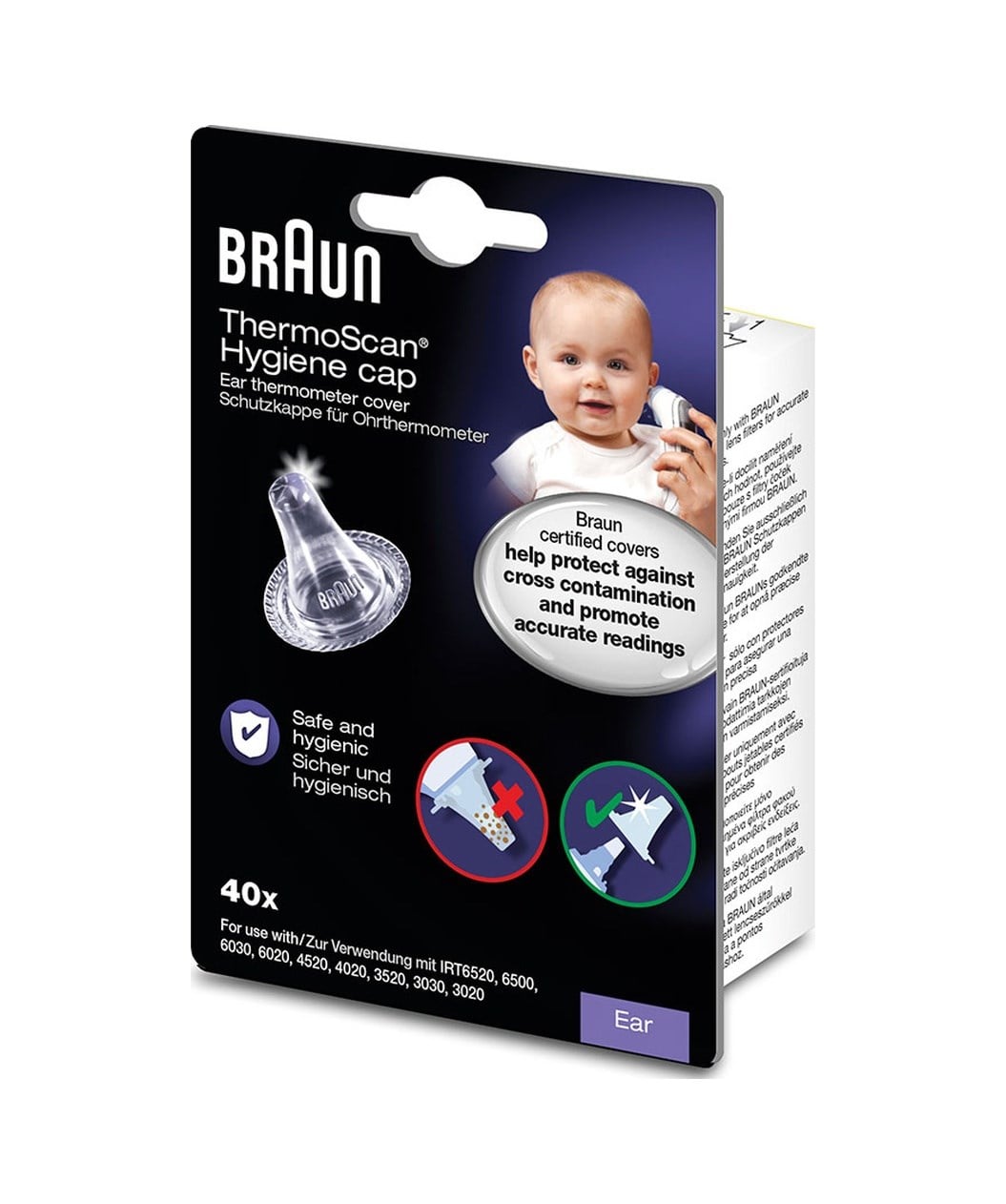 Braun LF 40 Ateş Ölçer Yedek Filtre 40'lı