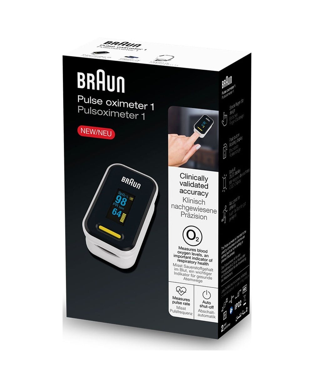 Braun YK-81CEU Nabız ve Oksijen Ölçer Pulse Oksimetre