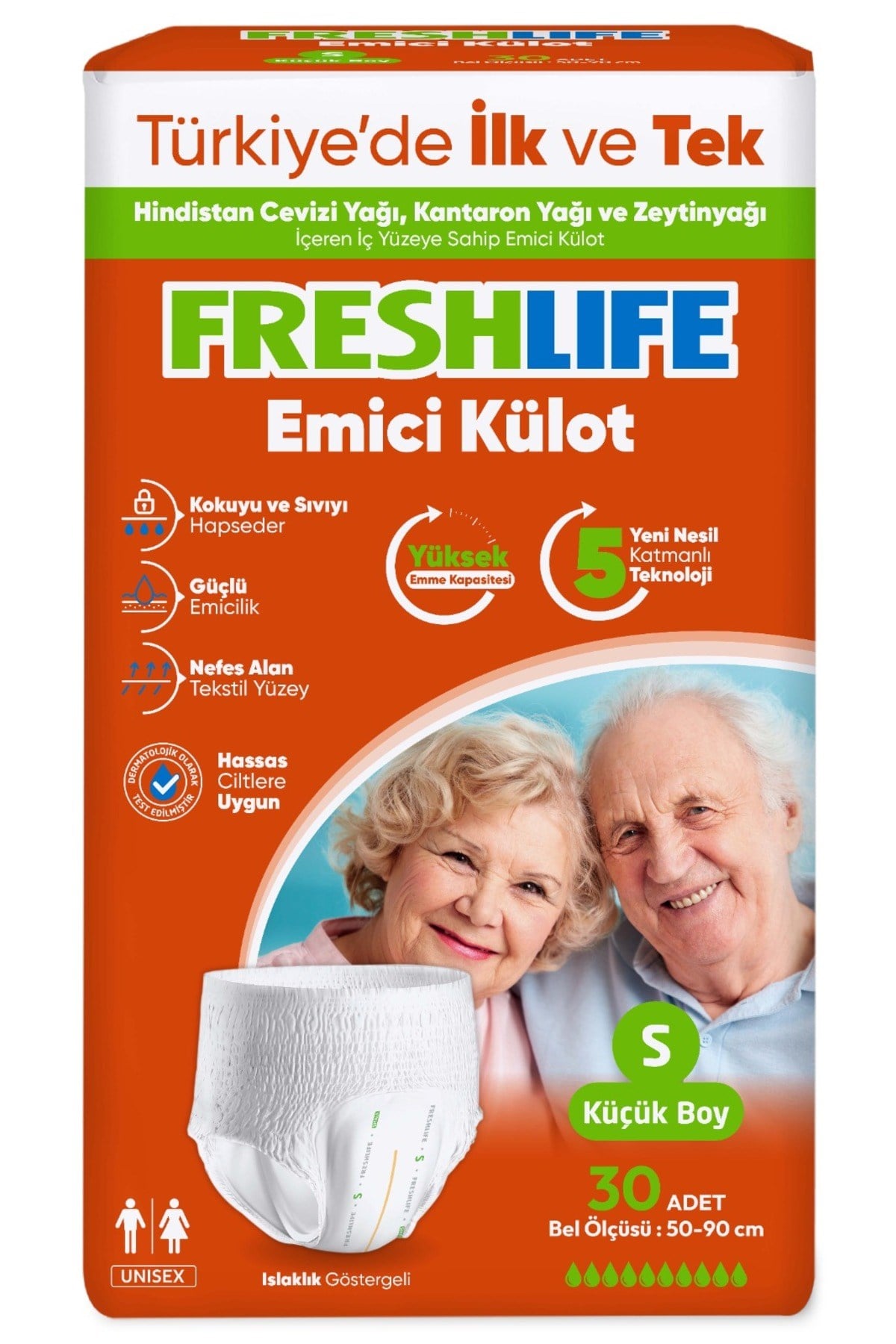 EMİCİ KÜLOT S BEDEN – 30 ADET