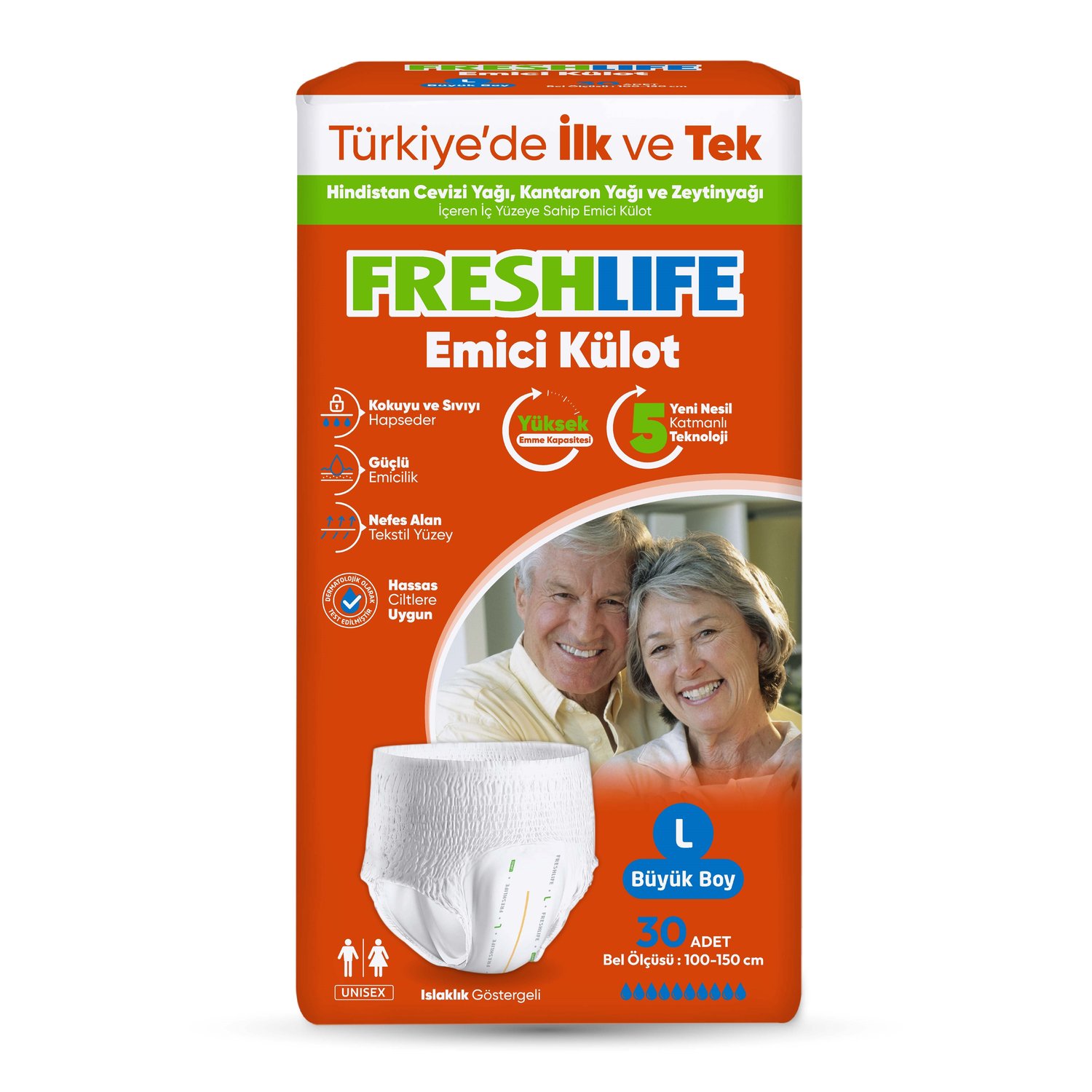 Freshlife Emici Külot Hasta Bezi L 30'lu
