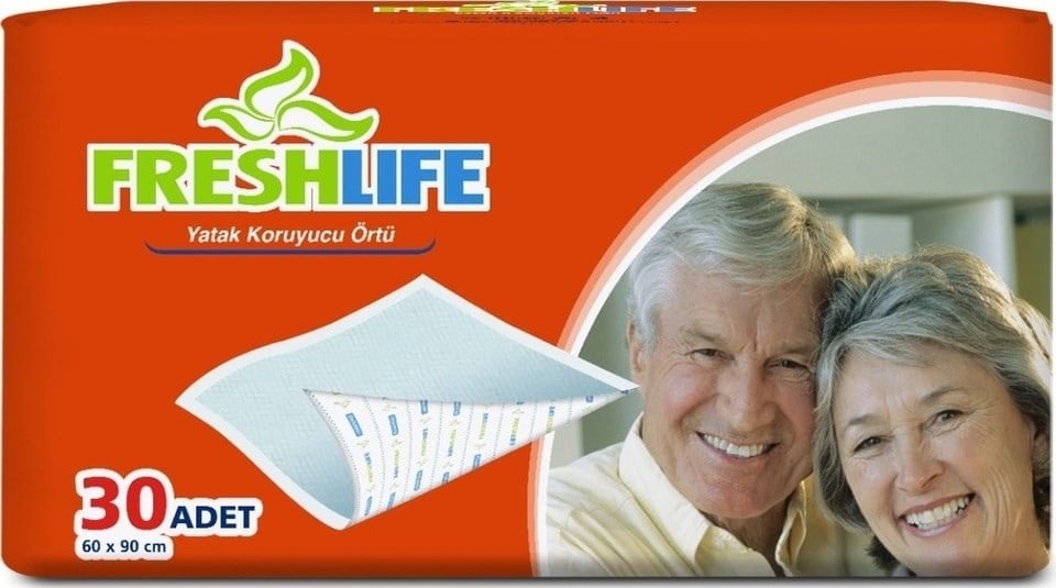 Freshlife Hasta Yatak Koruyucu 60 90cm 60 Adet 2pk 30