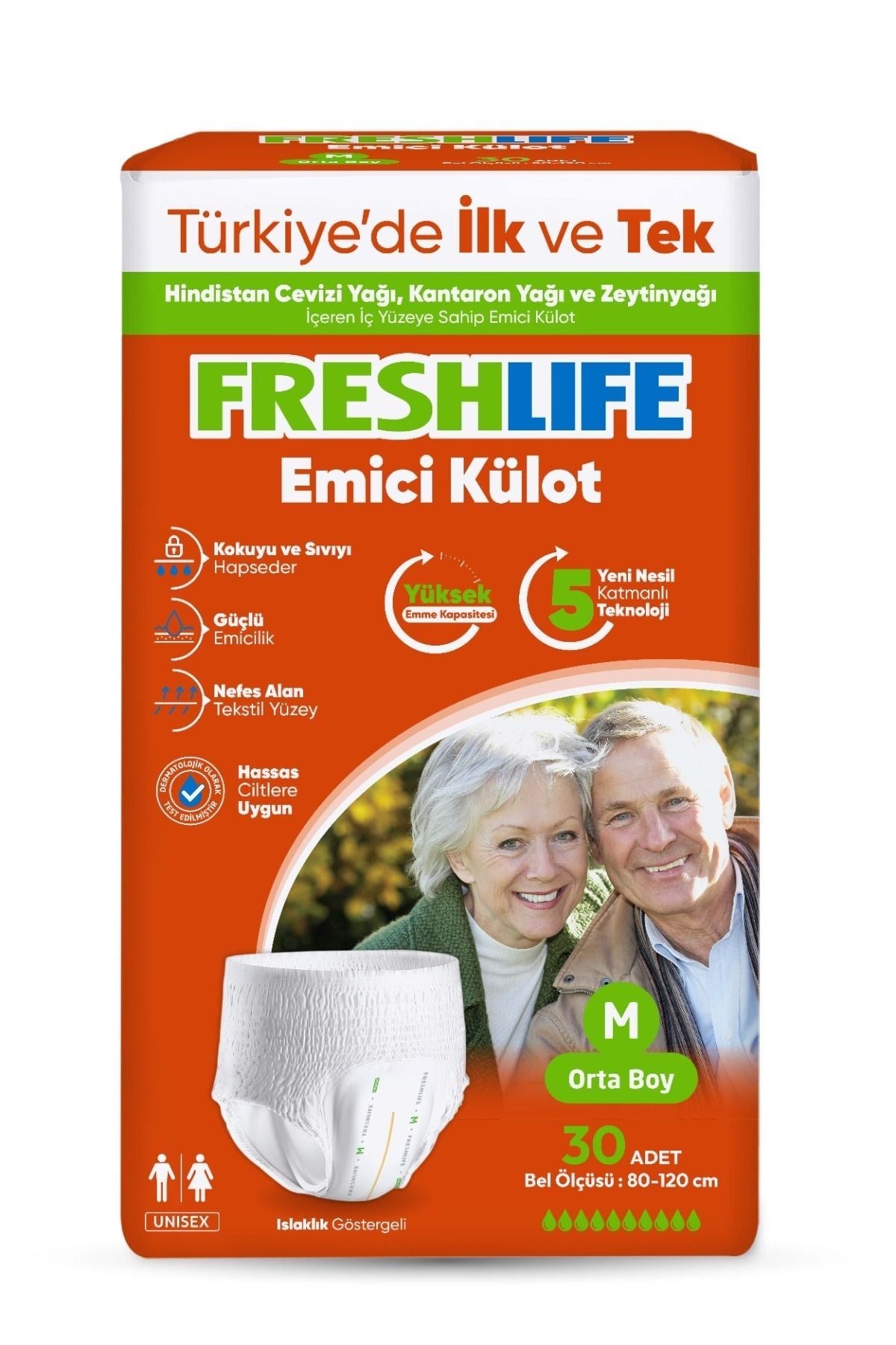 Medium Emici Külot 30 Adet