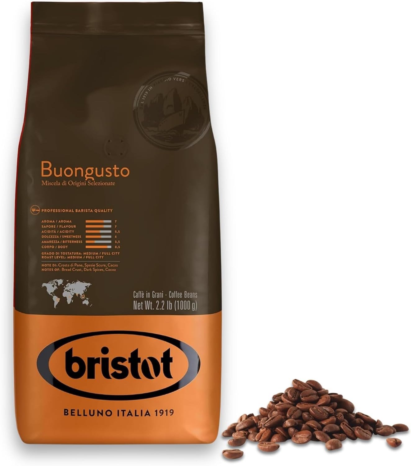 Buongusto 1 Kg Çekirdek Kahve