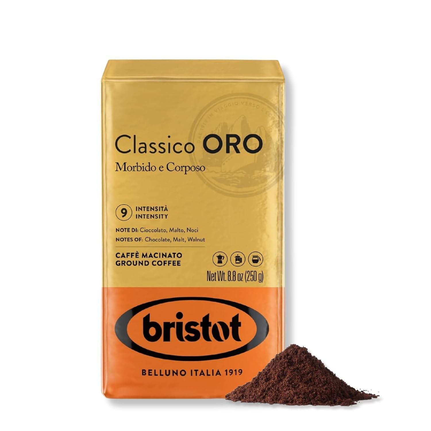 Classico Oro Öğütülmüş Kahve - Filtre Kahve,  French Press, Moka Pot - - 250 gr
