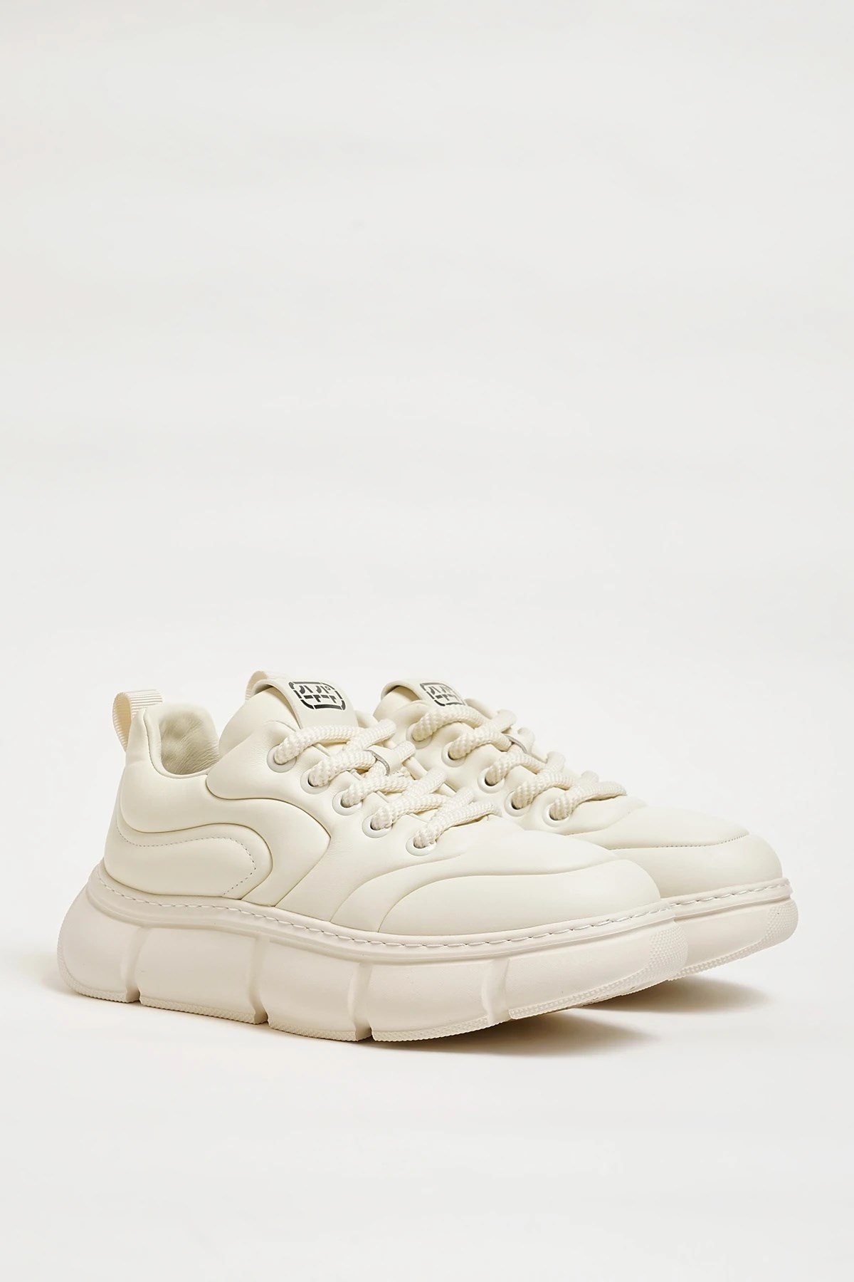 Anderson Model Hakiki Natural Deri İthal Taban Sneaker Ayakkabı - BEYAZ